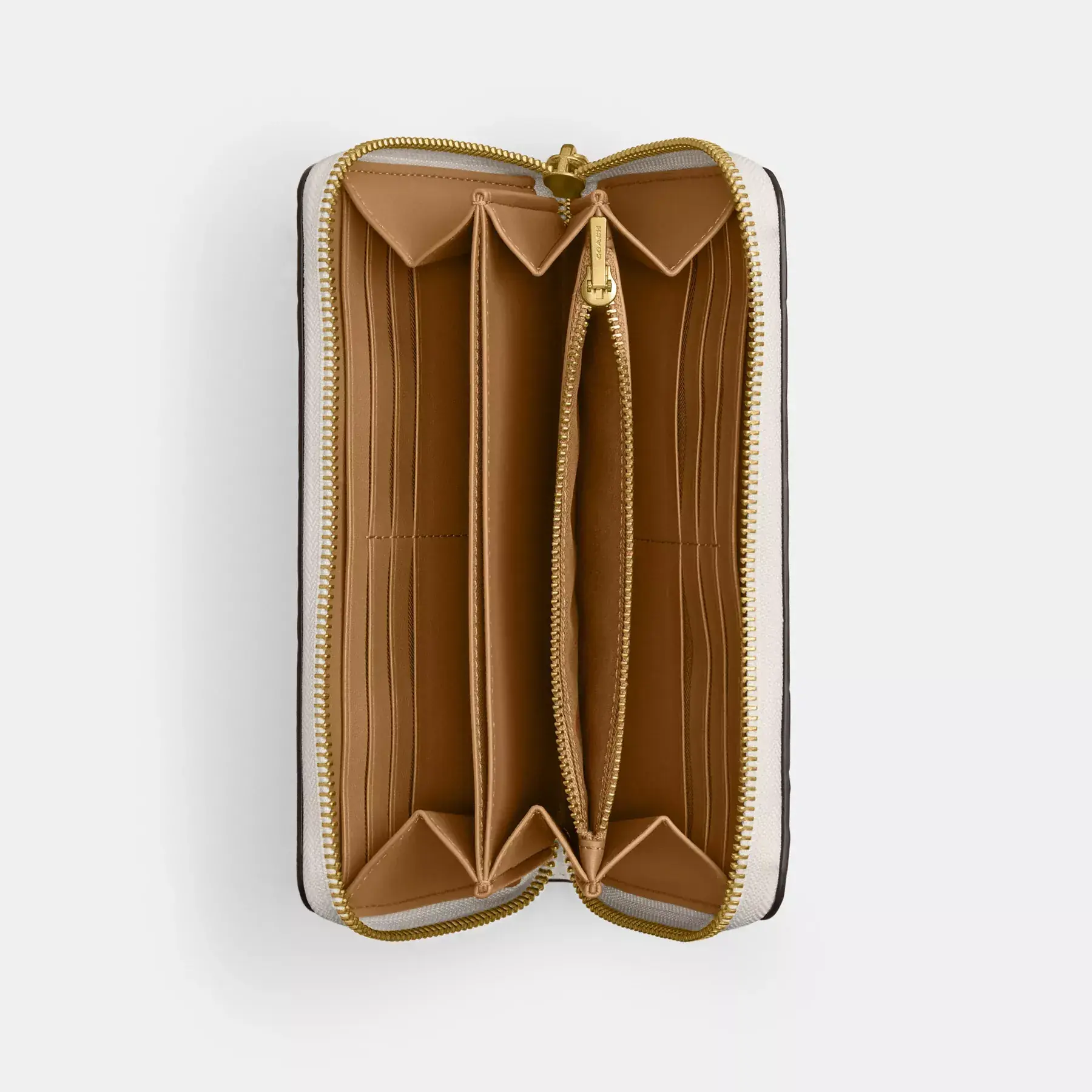Accordion Zip Wallet With Floral Print Accordion Zip Wallet With Floral Print