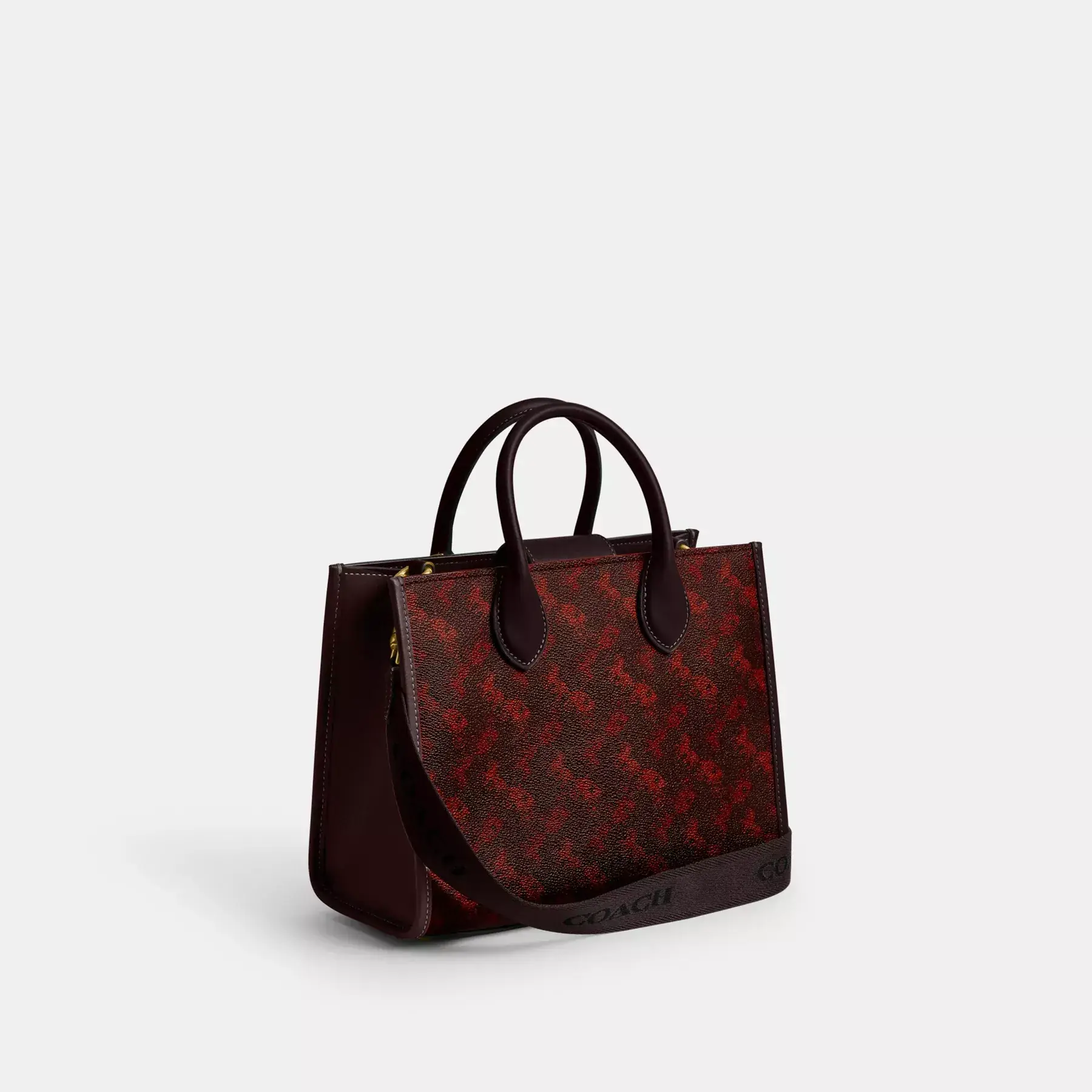 Ace Tote Bag 26 With Horse And Carriage Print