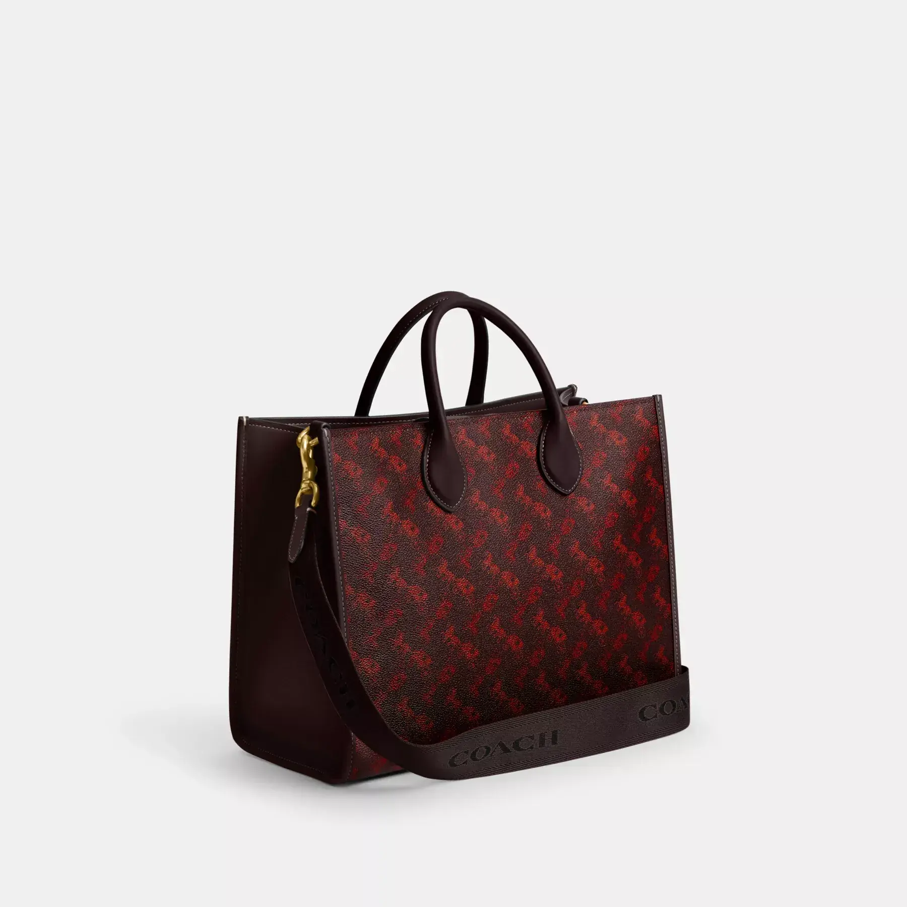 Ace Tote Bag 35 With Horse And Carriage Print