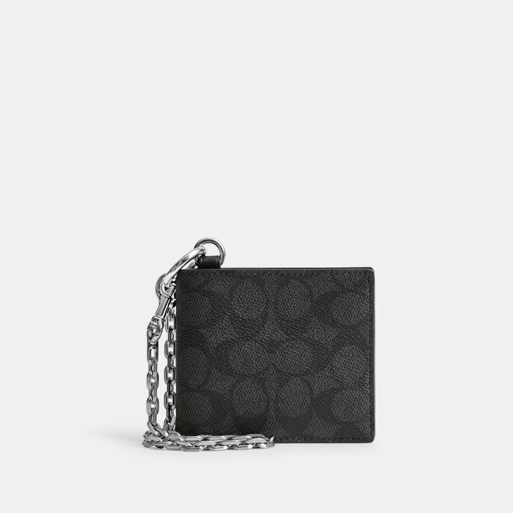 Billfold Wallet With Chain In Signature Canvas