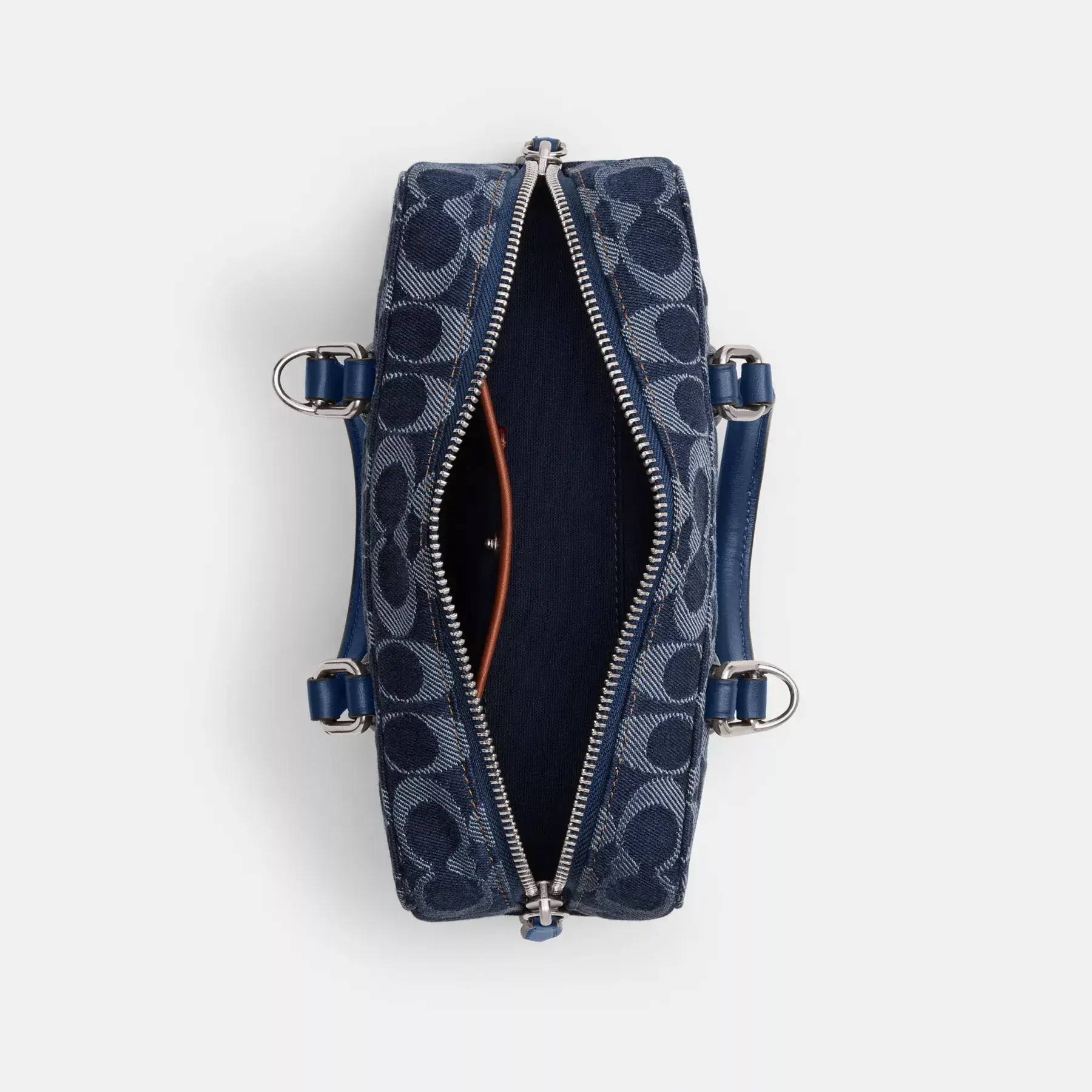 Bowery Satchel 22 In Signature Denim Bowery Satchel 22 In Signature Denim