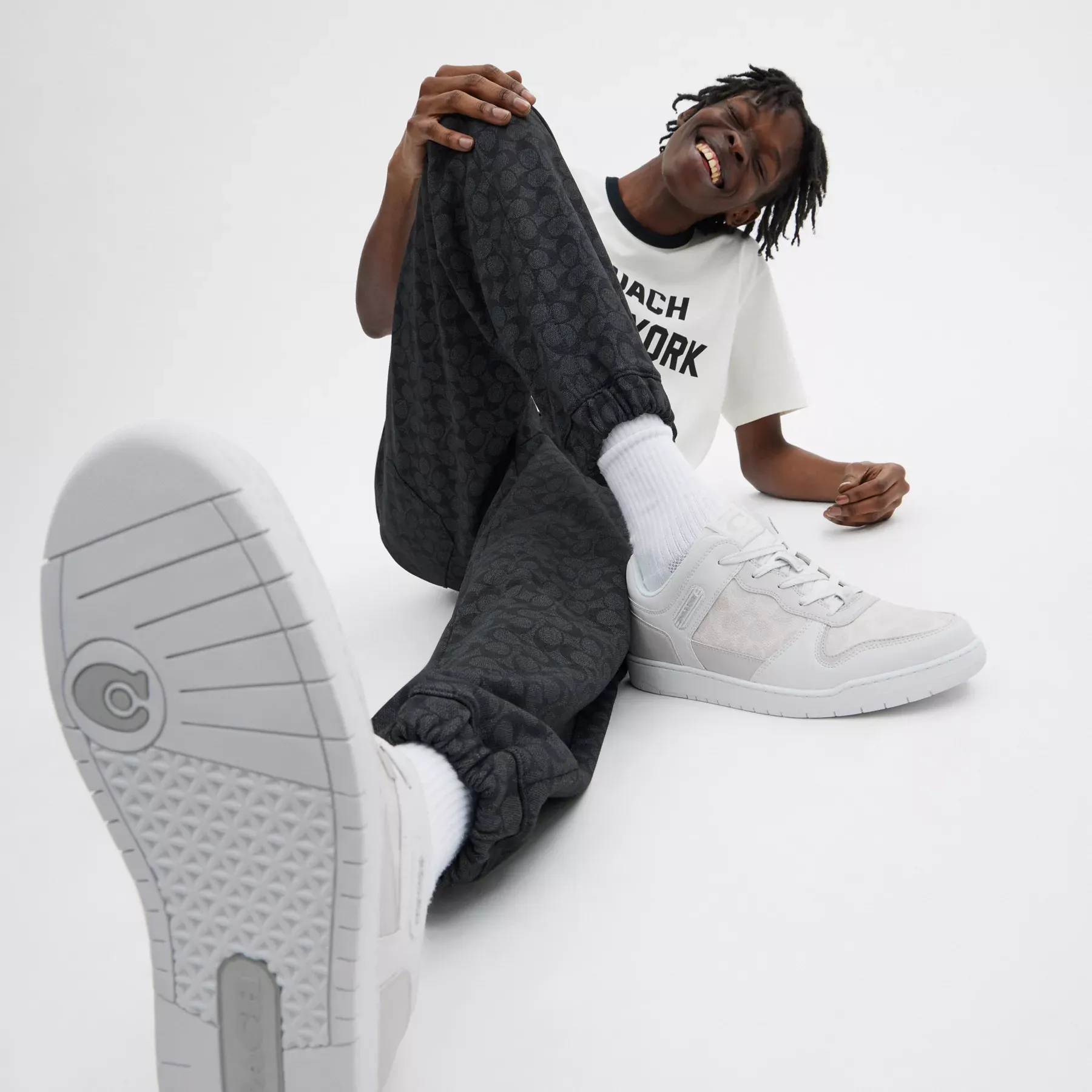 C201 Sneaker In Signature Canvas C201 Sneaker In Signature Canvas