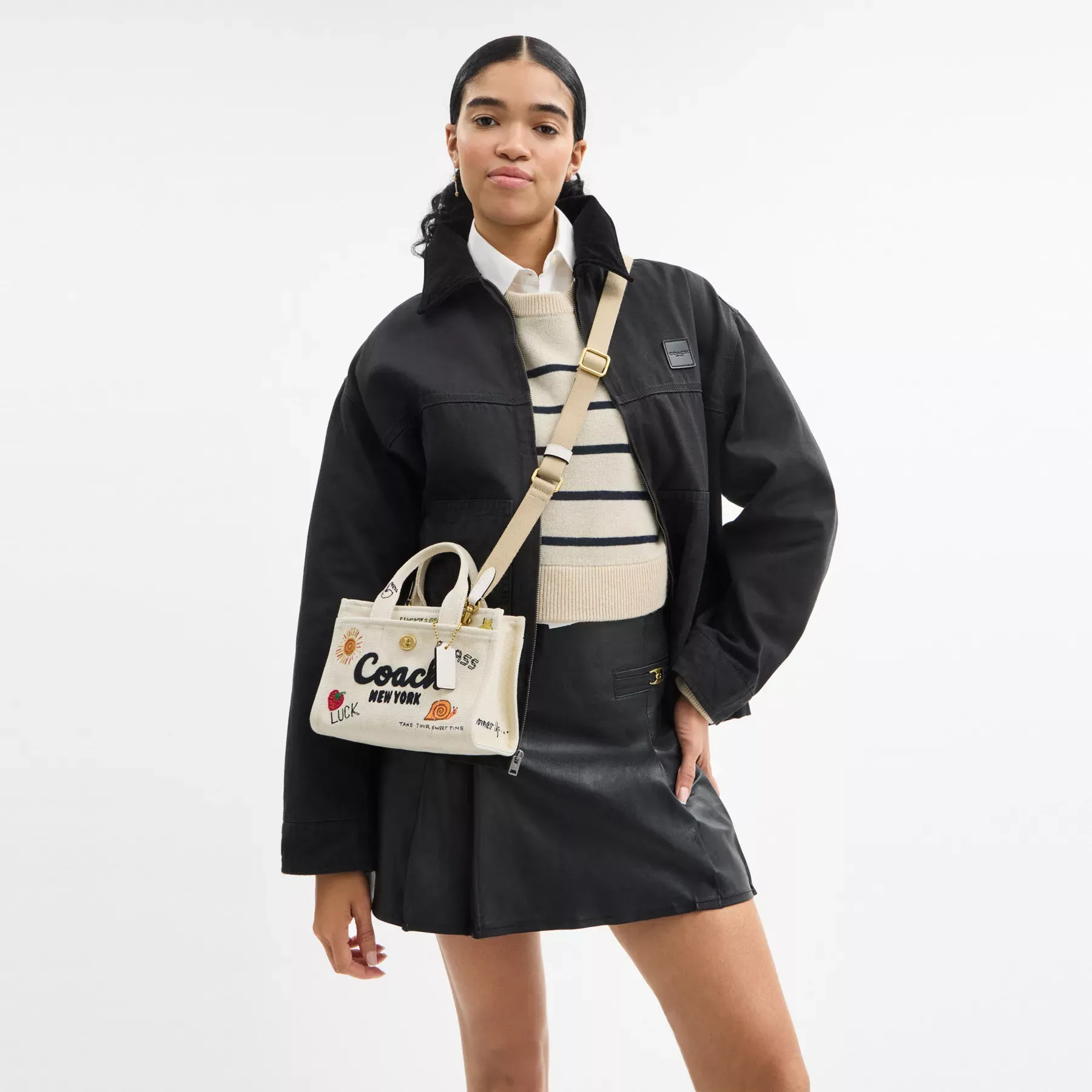 Cargo Tote Bag 20 With Sketch Print Cargo Tote Bag 20 With Sketch Print
