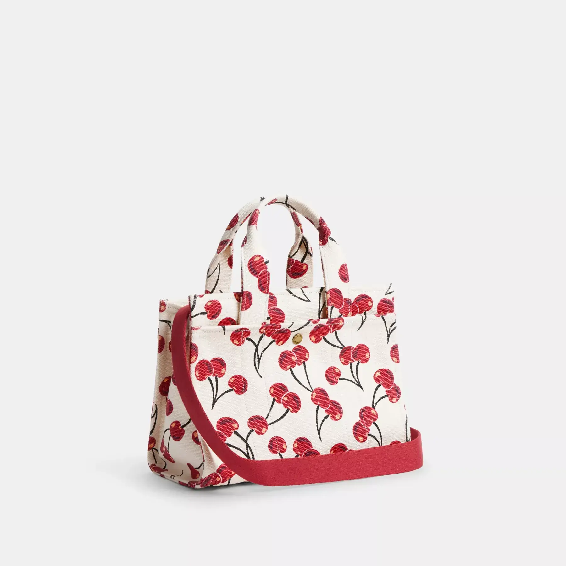 Cargo Tote Bag 26 With Cherry Print Cargo Tote Bag 26 With Cherry Print