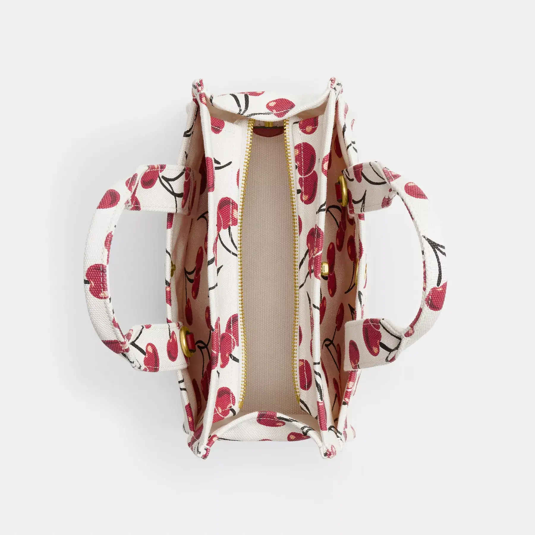 Cargo Tote Bag 26 With Cherry Print Cargo Tote Bag 26 With Cherry Print