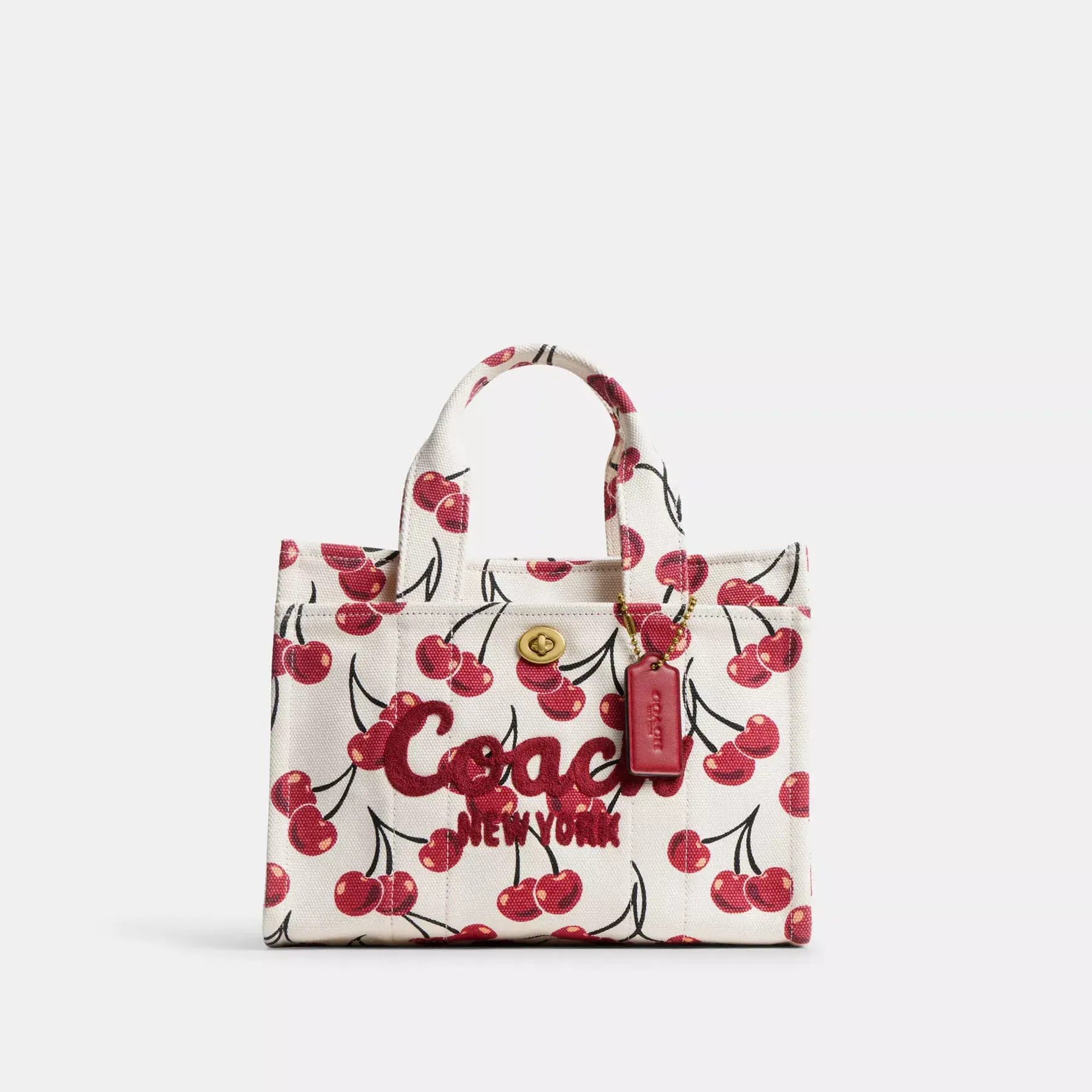 Cargo Tote Bag 26 With Cherry Print Cargo Tote Bag 26 With Cherry Print