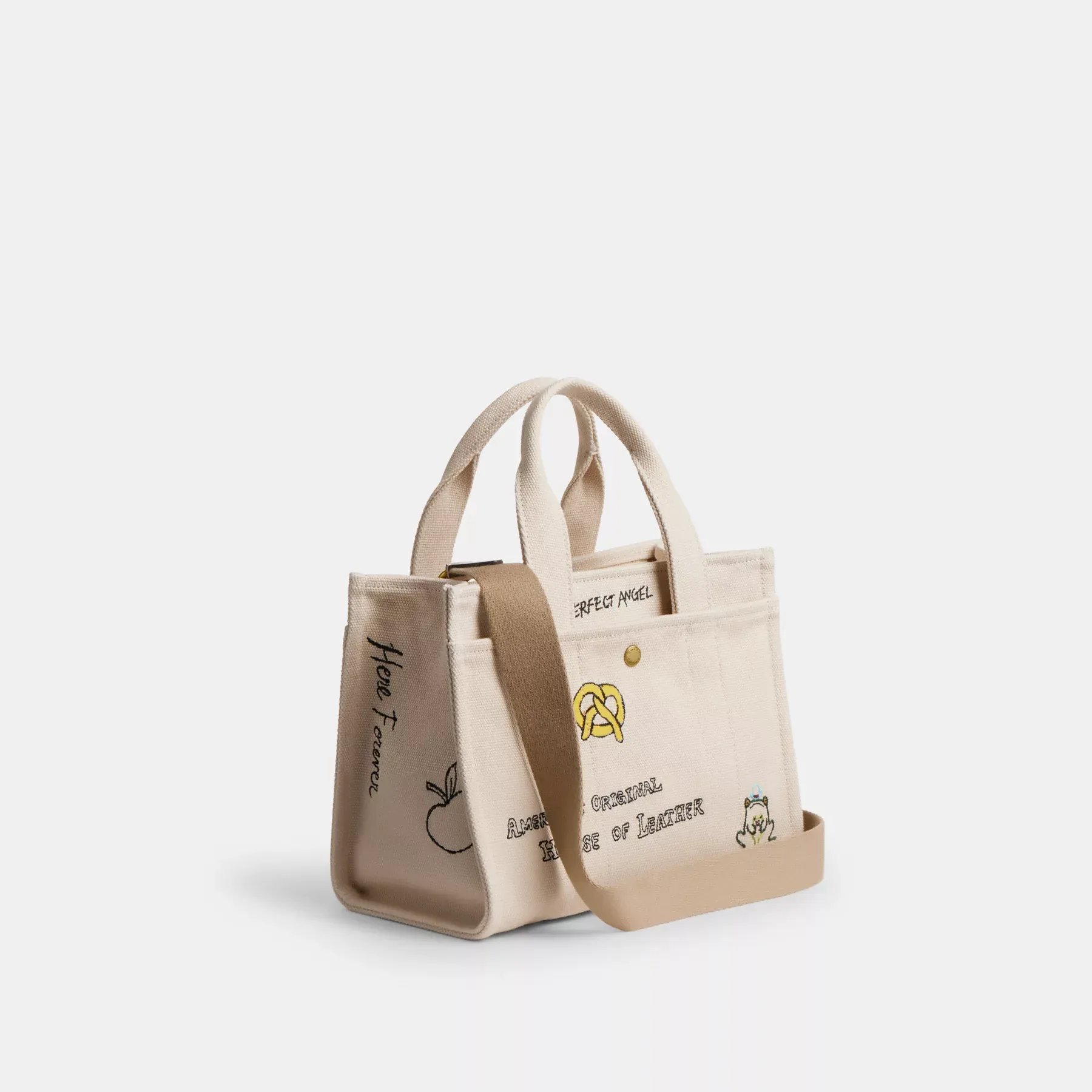 Cargo Tote Bag 26 With Sketch Print Cargo Tote Bag 26 With Sketch Print