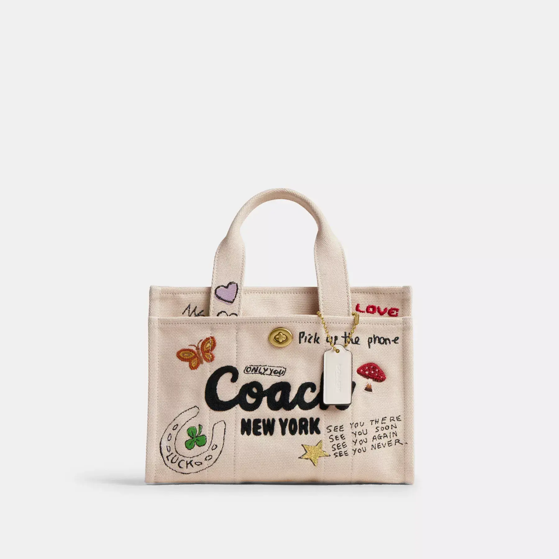 Cargo Tote Bag 26 With Sketch Print Cargo Tote Bag 26 With Sketch Print