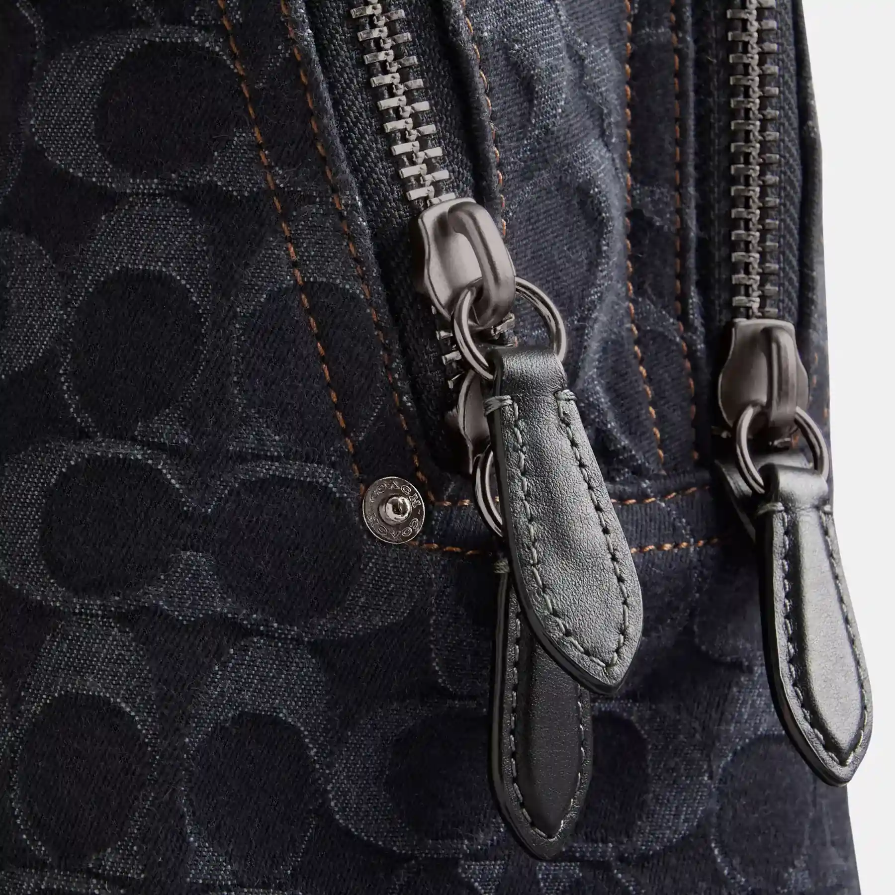 Charter Backpack In Signature Denim Charter Backpack In Signature Denim