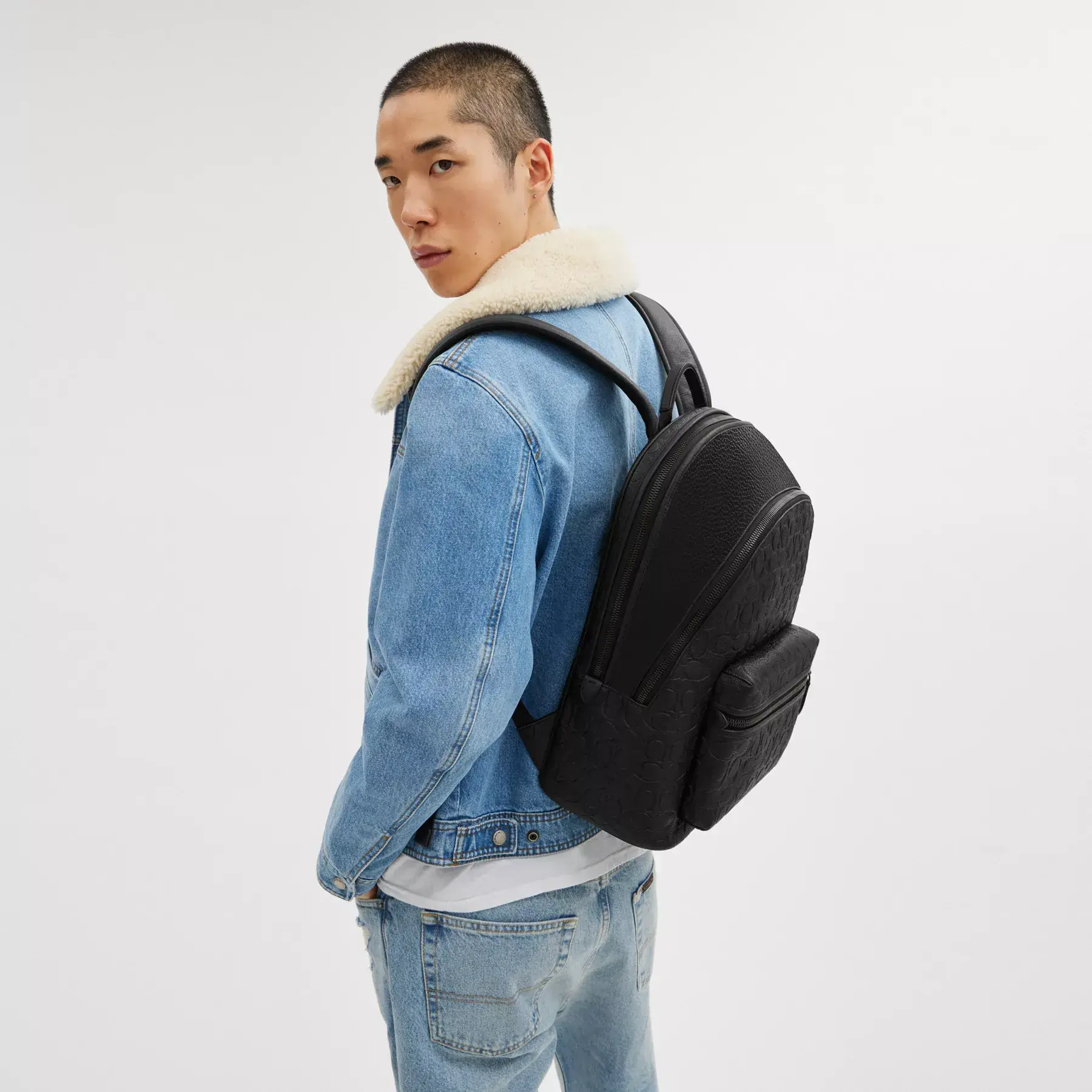 Charter Backpack In Signature Leather Charter Backpack In Signature Leather
