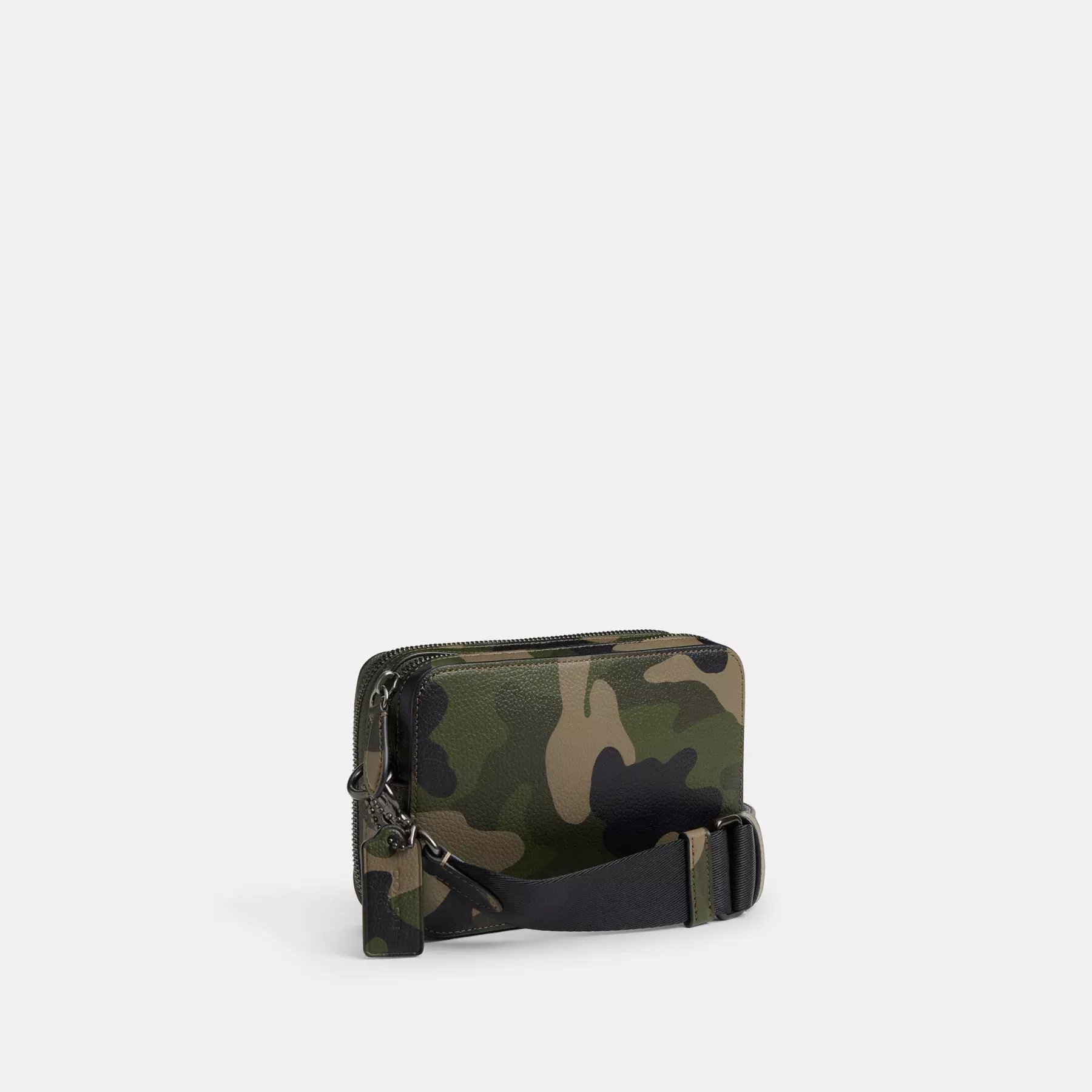 Charter Crossbody 19 With Camo Print And Coach Graphic Charter Crossbody 19 With Camo Print And Coach Graphic