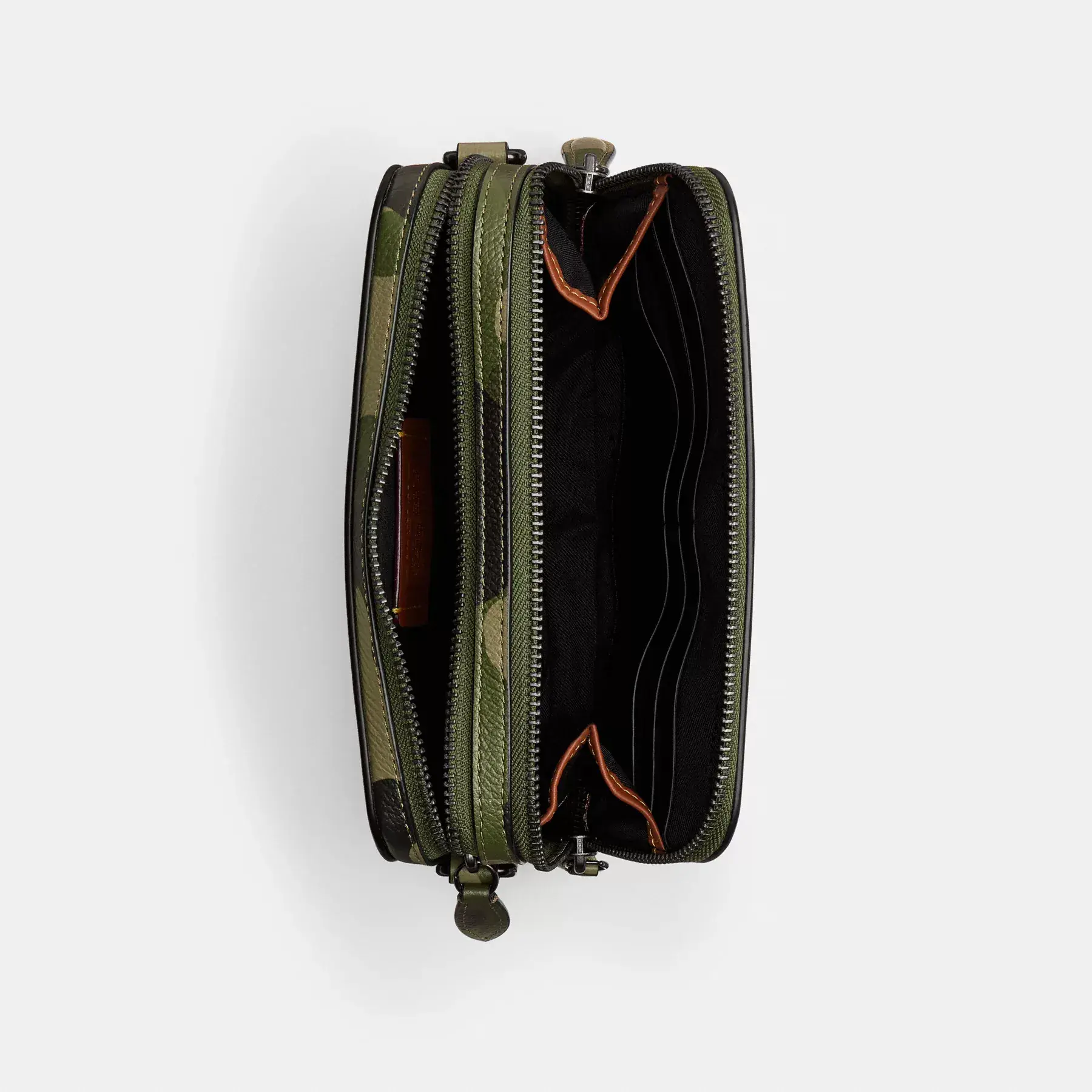 Charter Crossbody 19 With Camo Print And Coach Graphic Charter Crossbody 19 With Camo Print And Coach Graphic