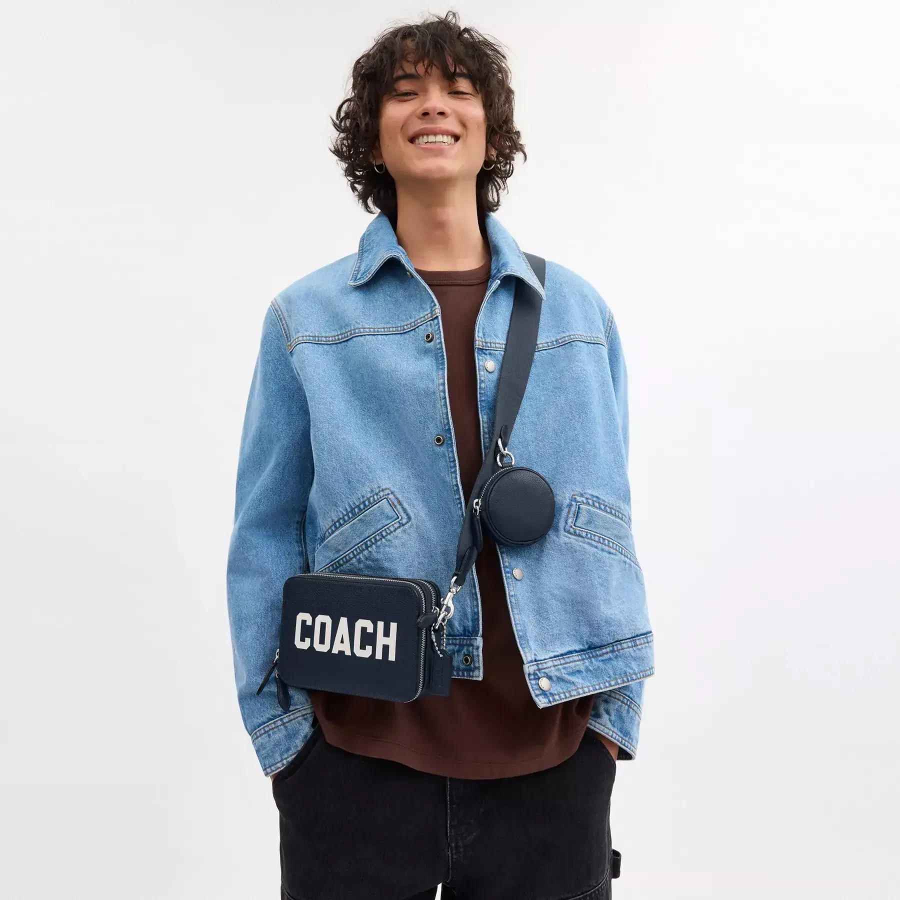 Charter Crossbody With Coach Graphic Charter Crossbody With Coach Graphic