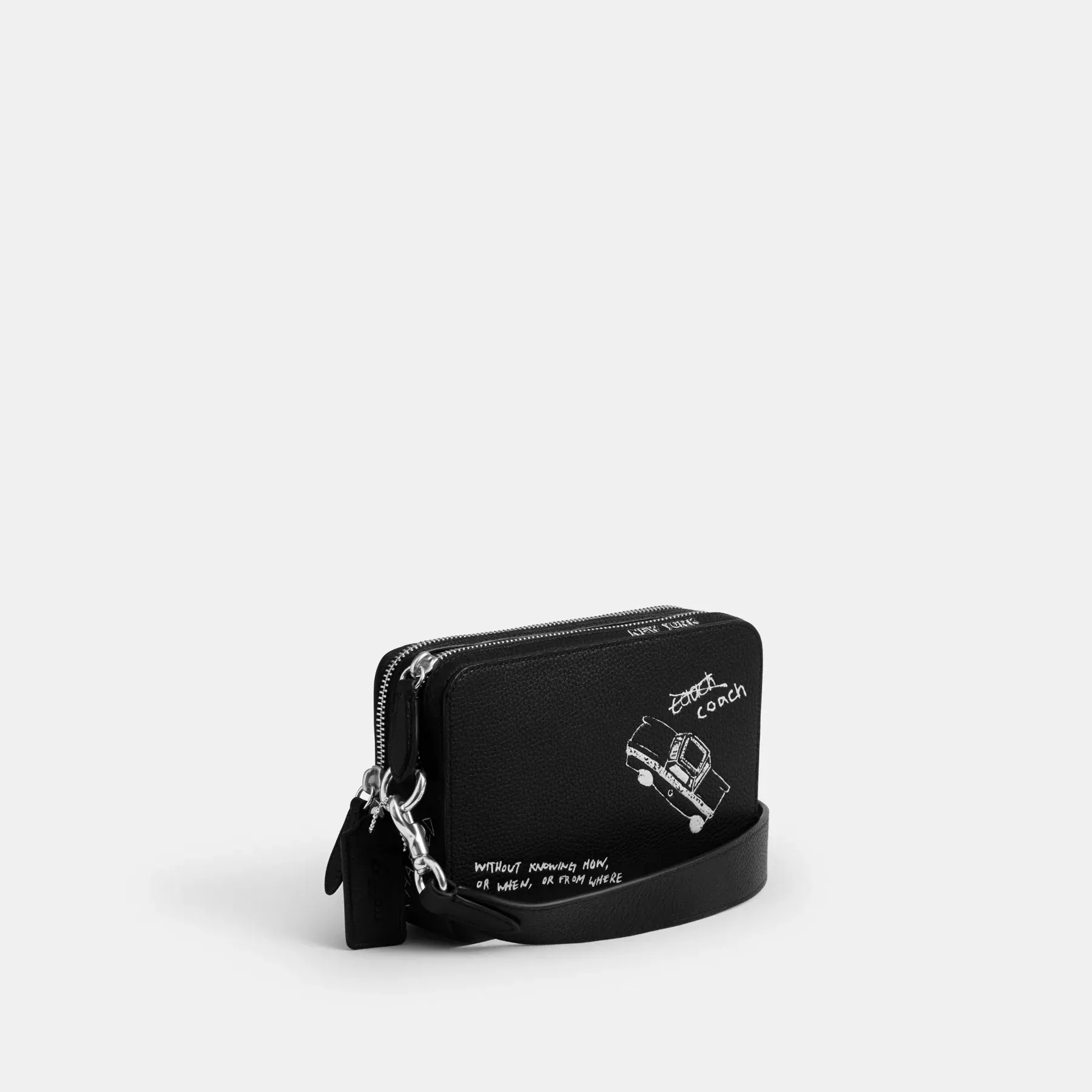 Charter Slim Crossbody Bag With Sketch Print Charter Slim Crossbody Bag With Sketch Print