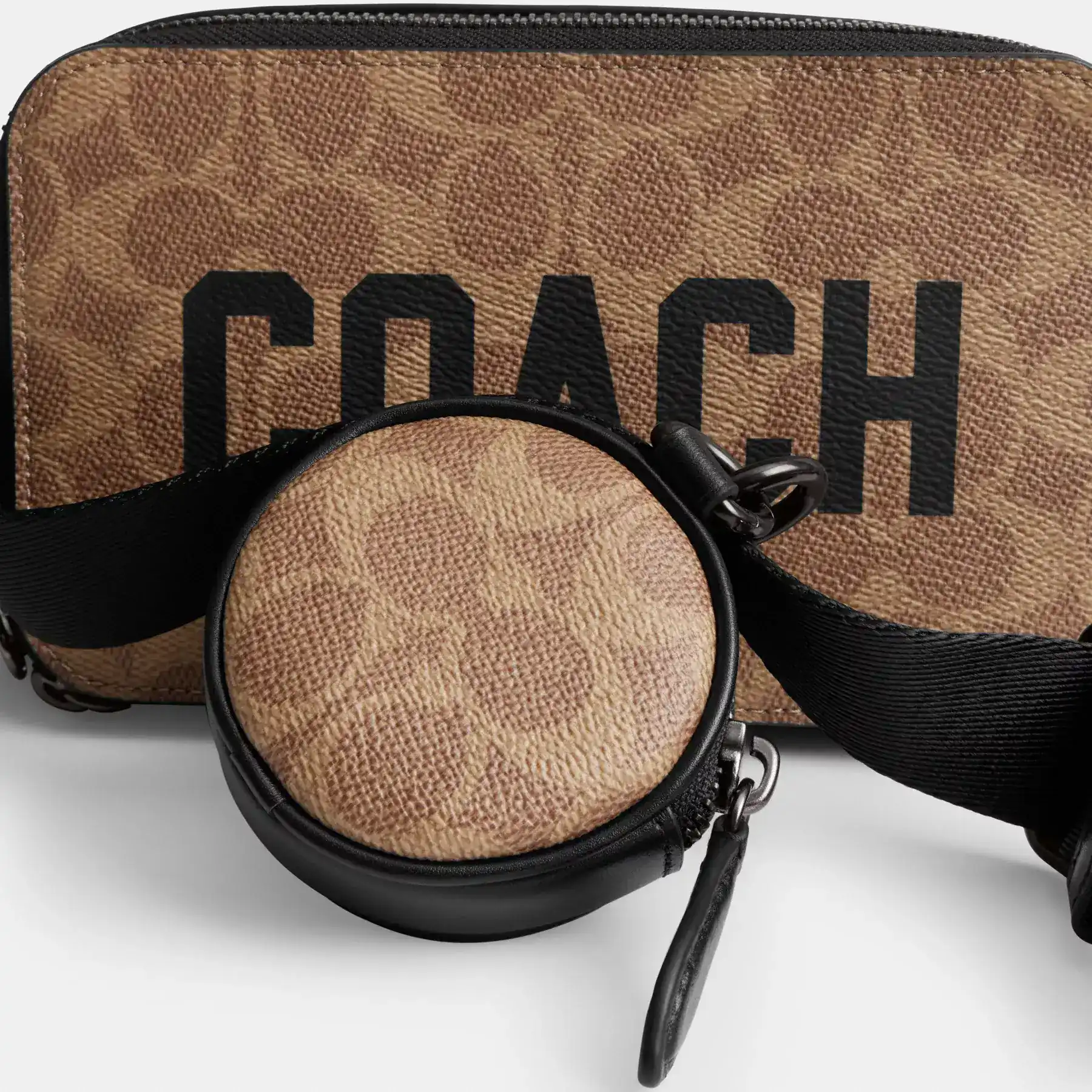 Charter Slim Crossbody In Signature Canvas With Coach Graphic Charter Slim Crossbody In Signature Canvas With Coach Graphic