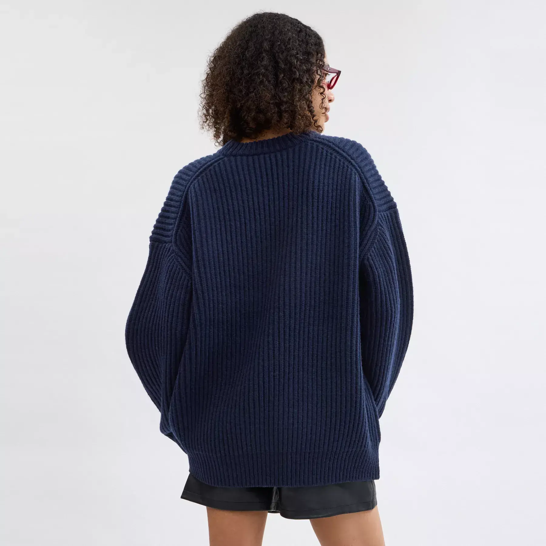 Chunky Graphic Sweater In Recycled Wool Chunky Graphic Sweater In Recycled Wool