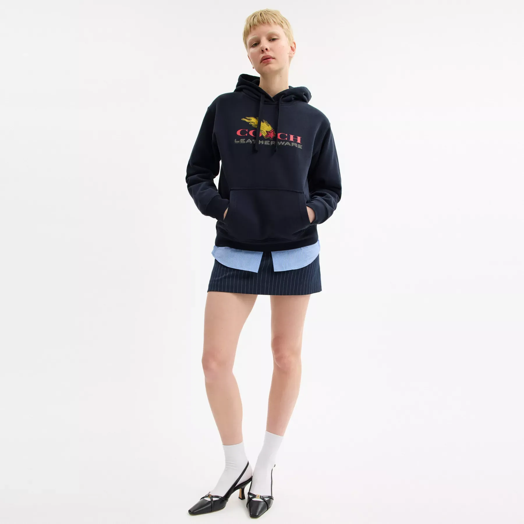 Collage Graphic Hoodie In Organic Cotton