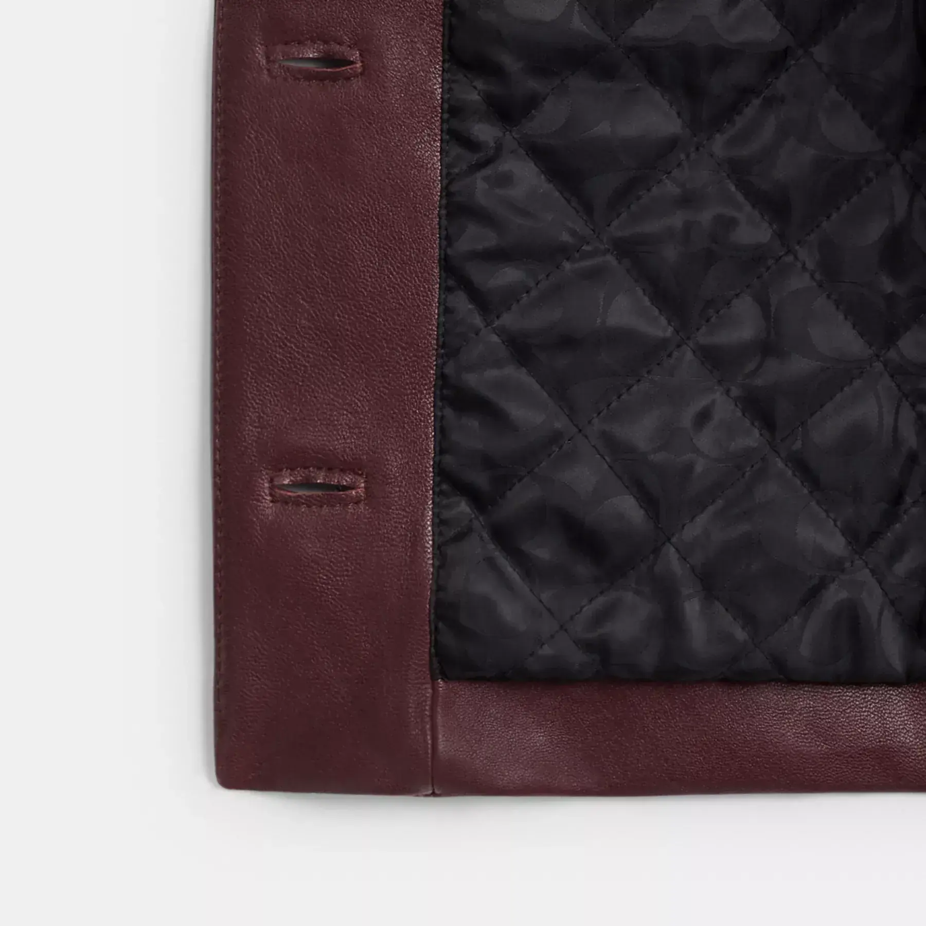 Collarless Leather Jacket Collarless Leather Jacket