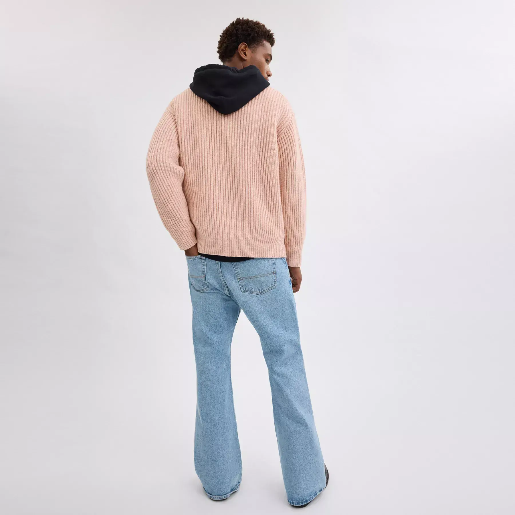 Crewneck Bow Sweater In Recycled Wool Crewneck Bow Sweater In Recycled Wool