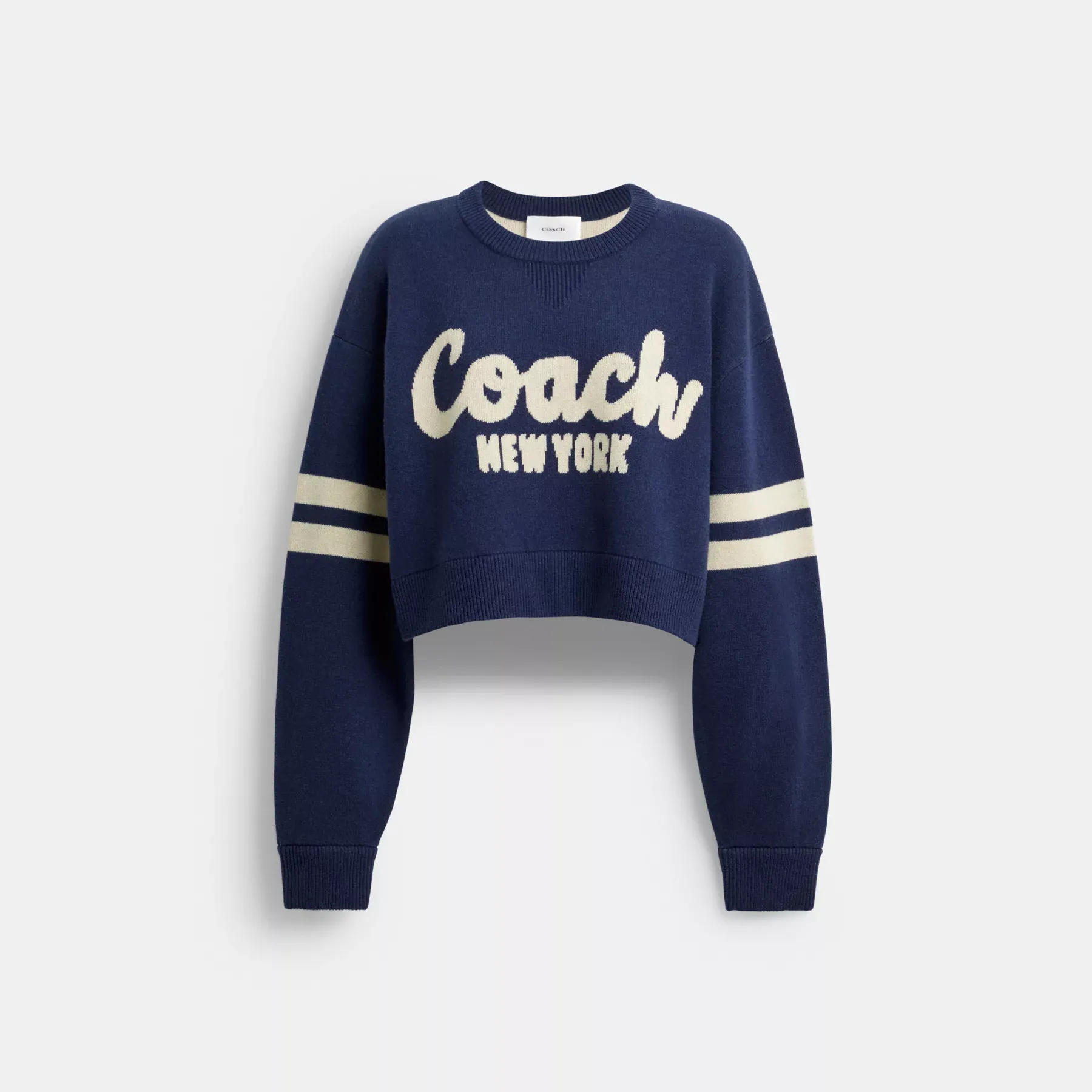 Cropped Coach Sweater Cropped Coach Sweater