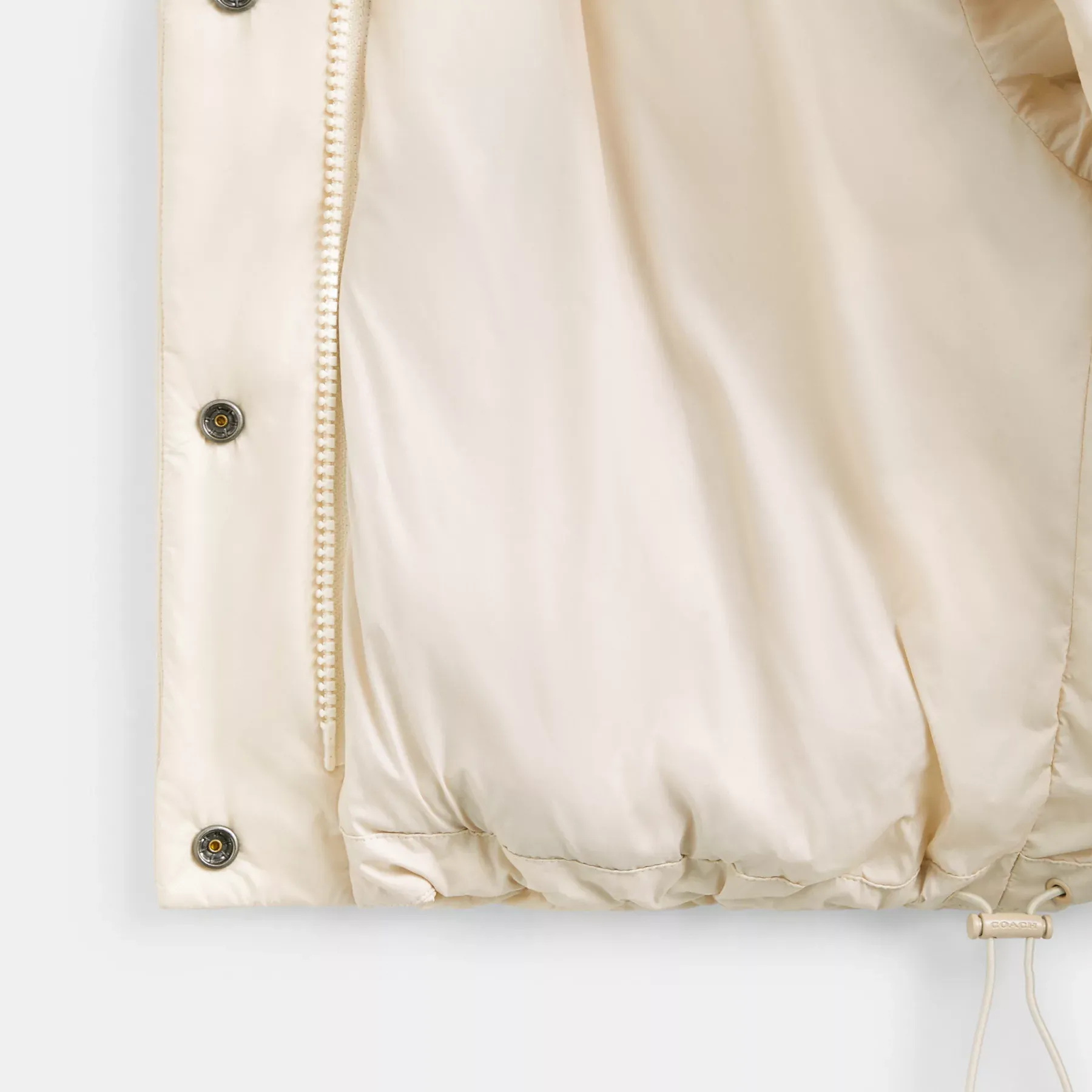 Cropped Puffer In Recycled Polyamide With Sherpa Collar Cropped Puffer In Recycled Polyamide With Sherpa Collar
