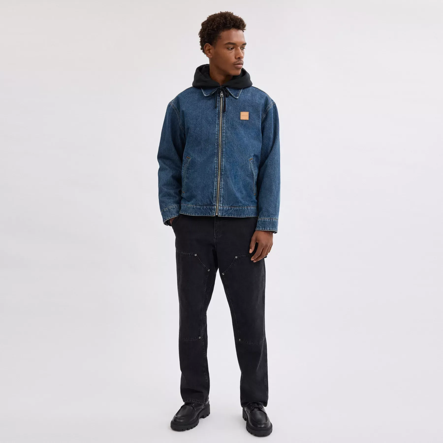 Denim Zip Front Jacket Denim Zip Front Jacket