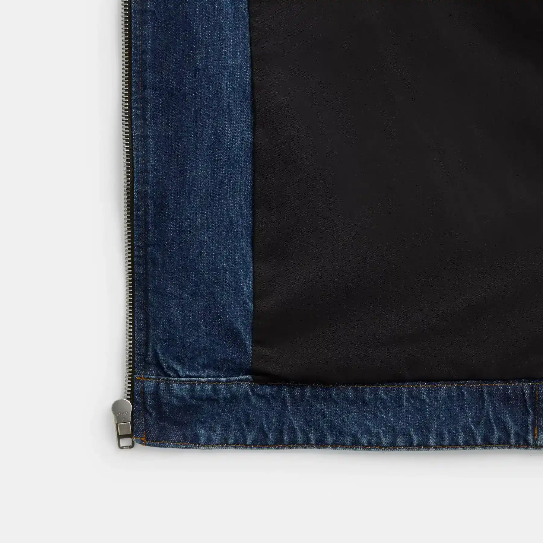 Denim Zip Front Jacket Denim Zip Front Jacket