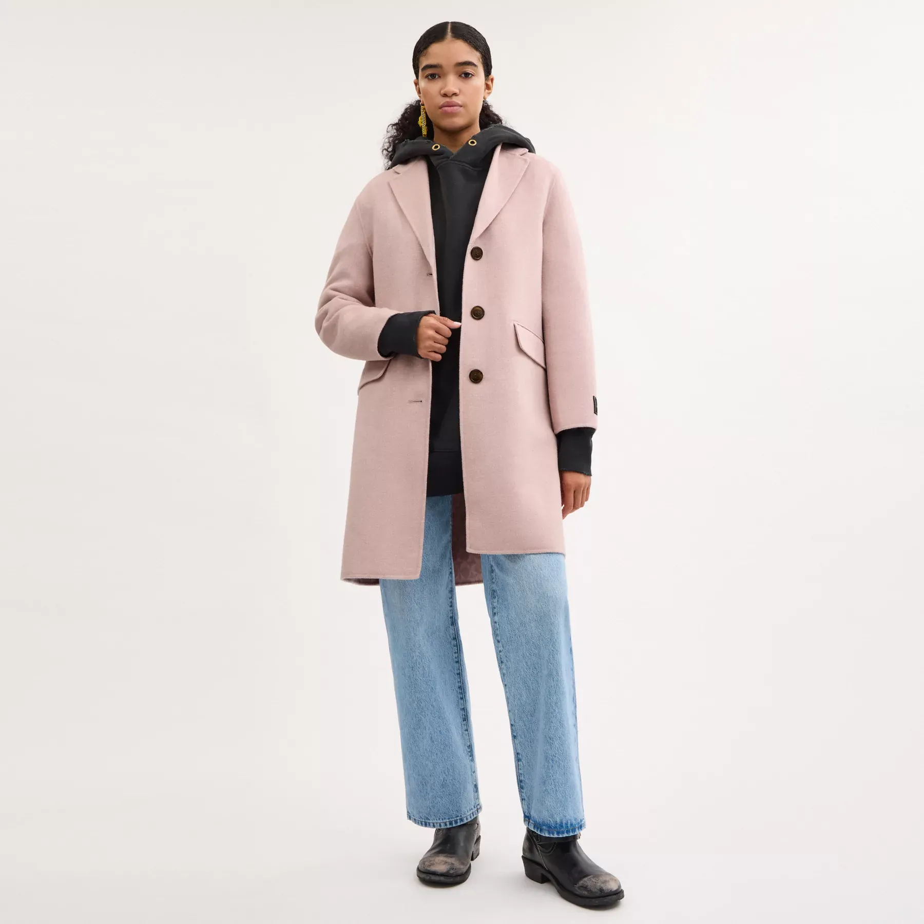 Double Faced Wool Coat Double Faced Wool Coat