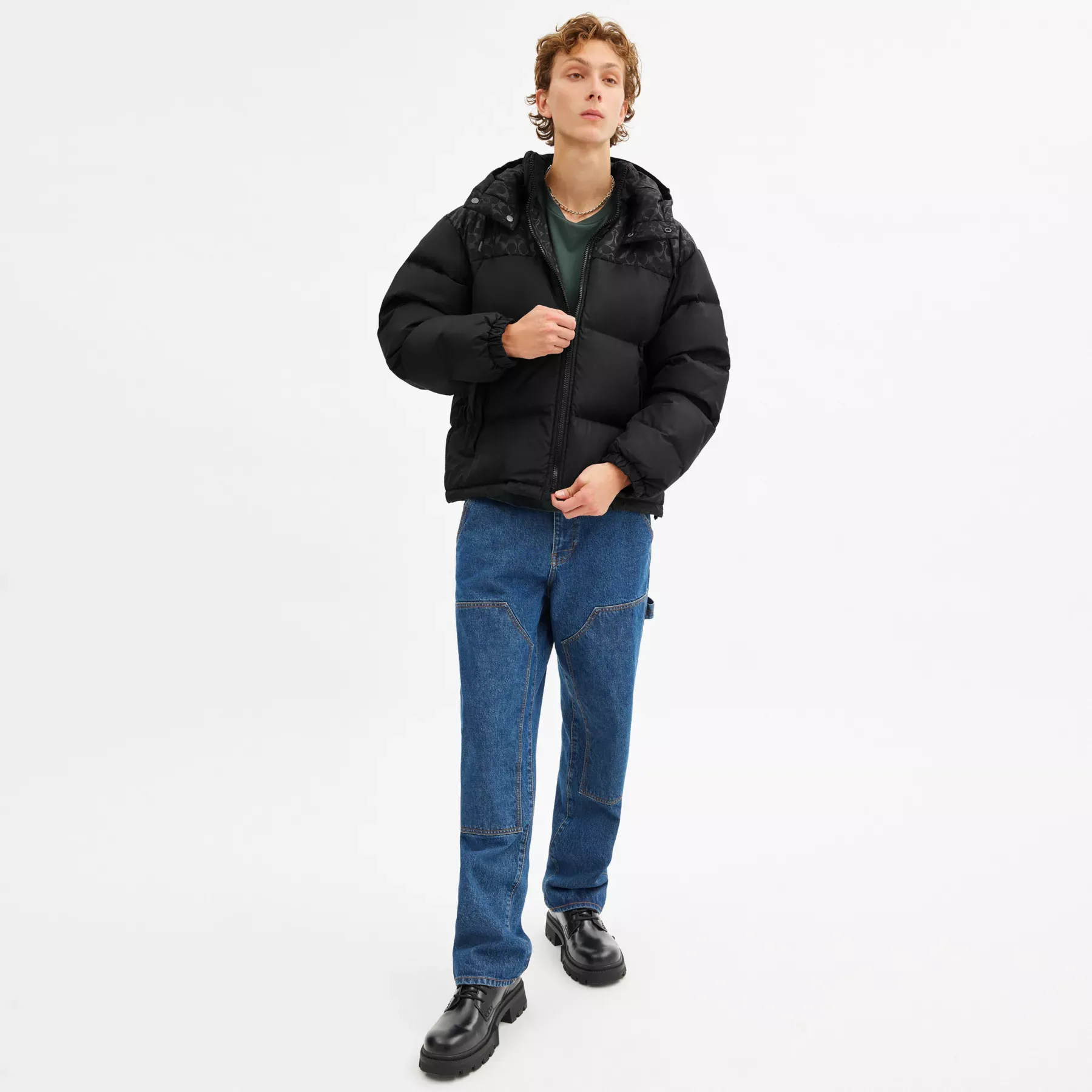 Down Puffer Jacket In Recycled Polyester Down Puffer Jacket In Recycled Polyester