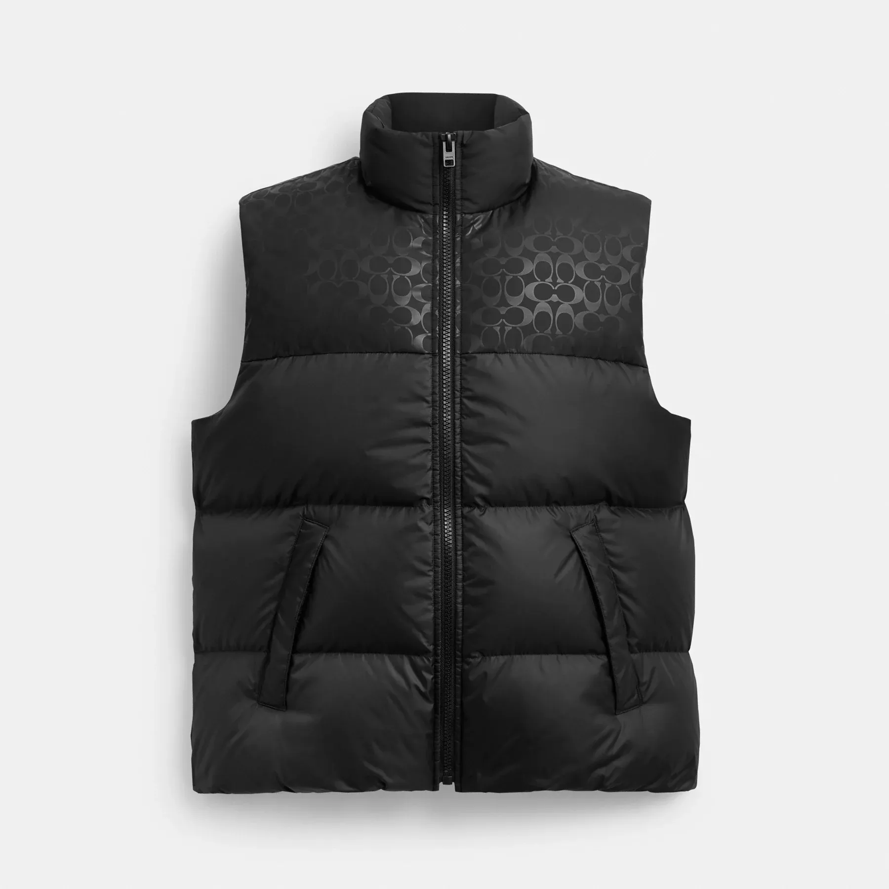Down Puffer Vest In Recycled Polyester Down Puffer Vest In Recycled Polyester