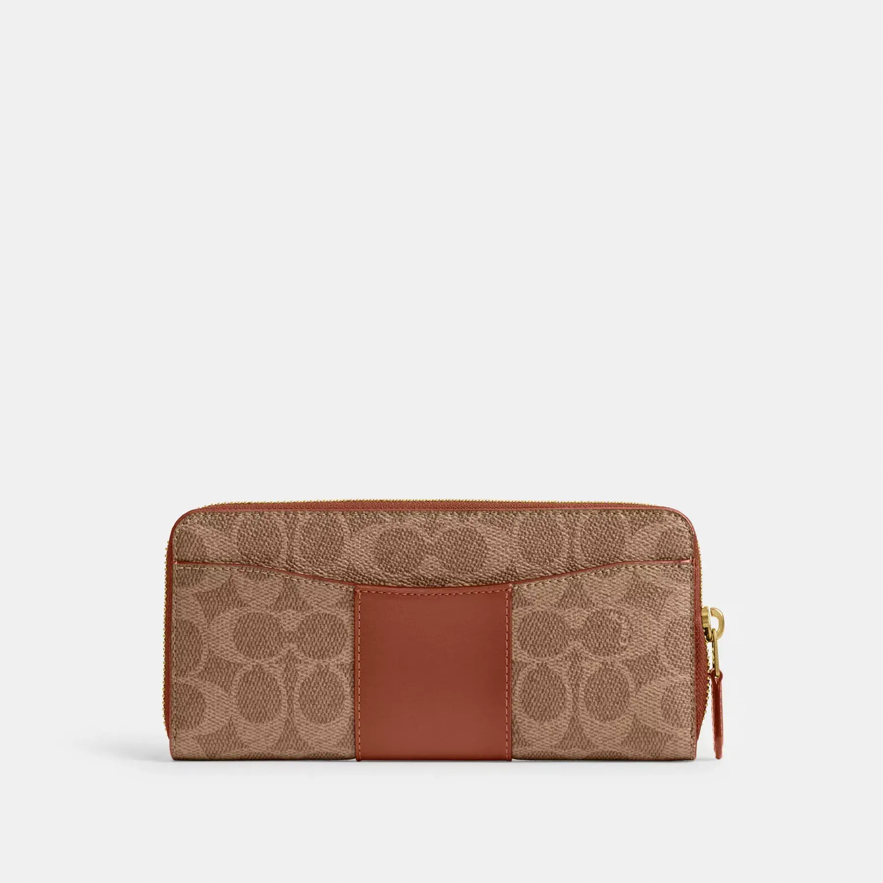 Essential Slim Accordion Zip Wallet In Signature Canvas Essential Slim Accordion Zip Wallet In Signature Canvas