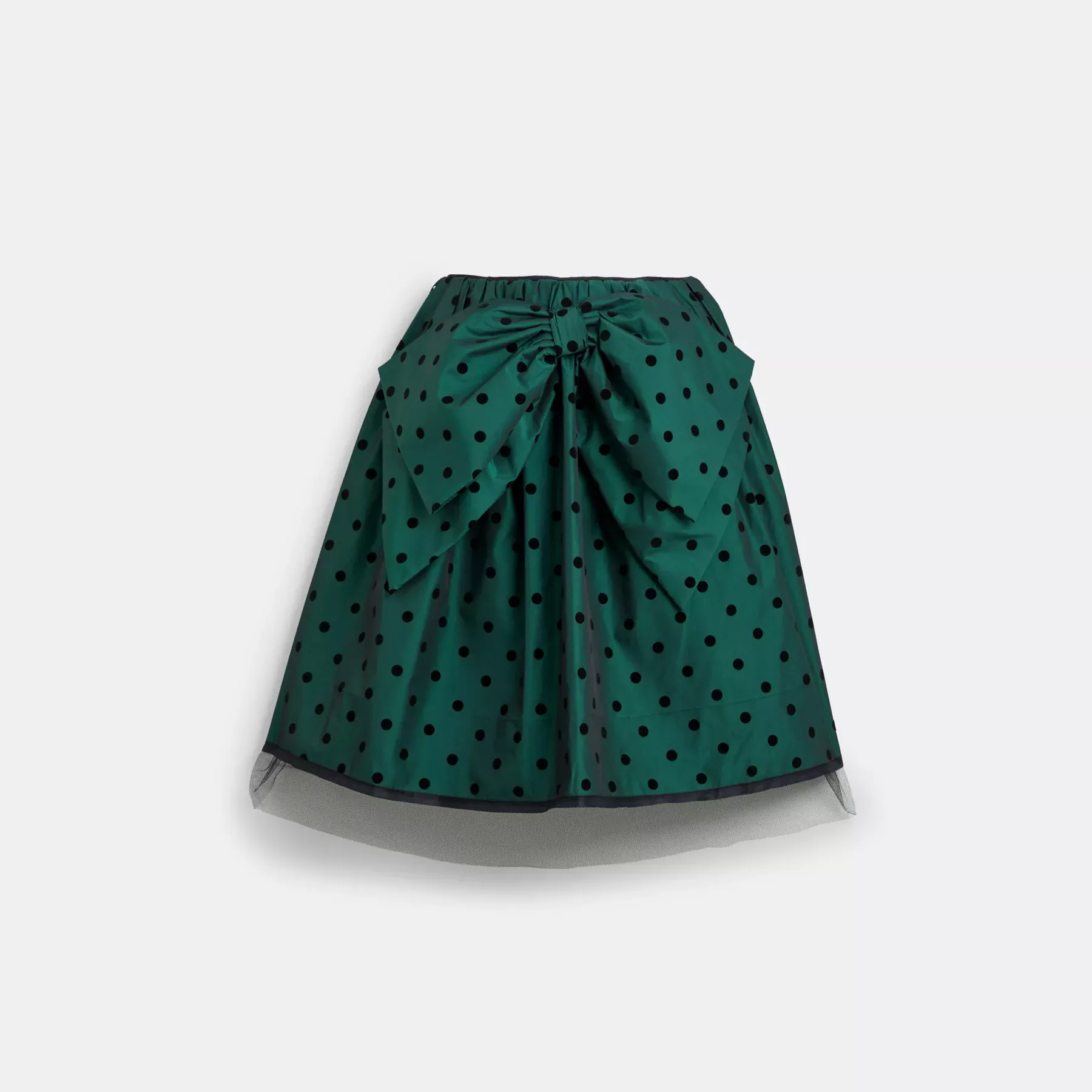 Flocked Taffeta Skirt Flocked Taffeta Skirt