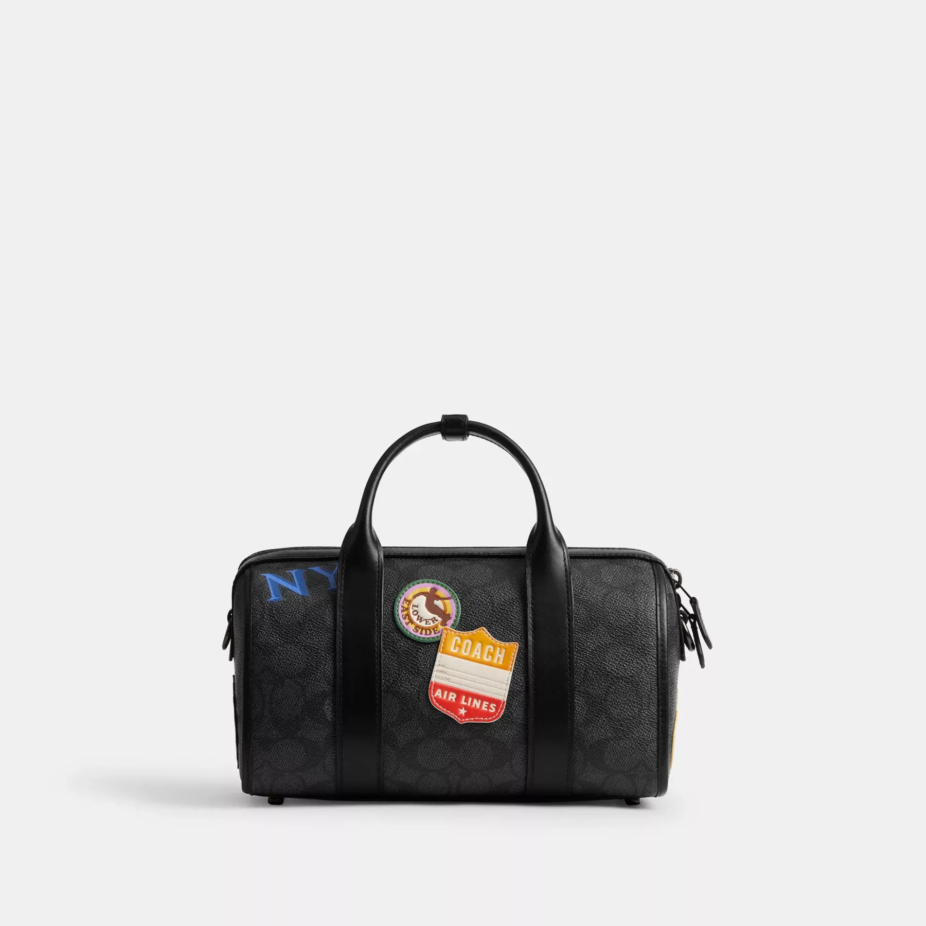 Gotham Duffle Bag 24 In Signature Canvas With Patches Gotham Duffle Bag 24 In Signature Canvas With Patches