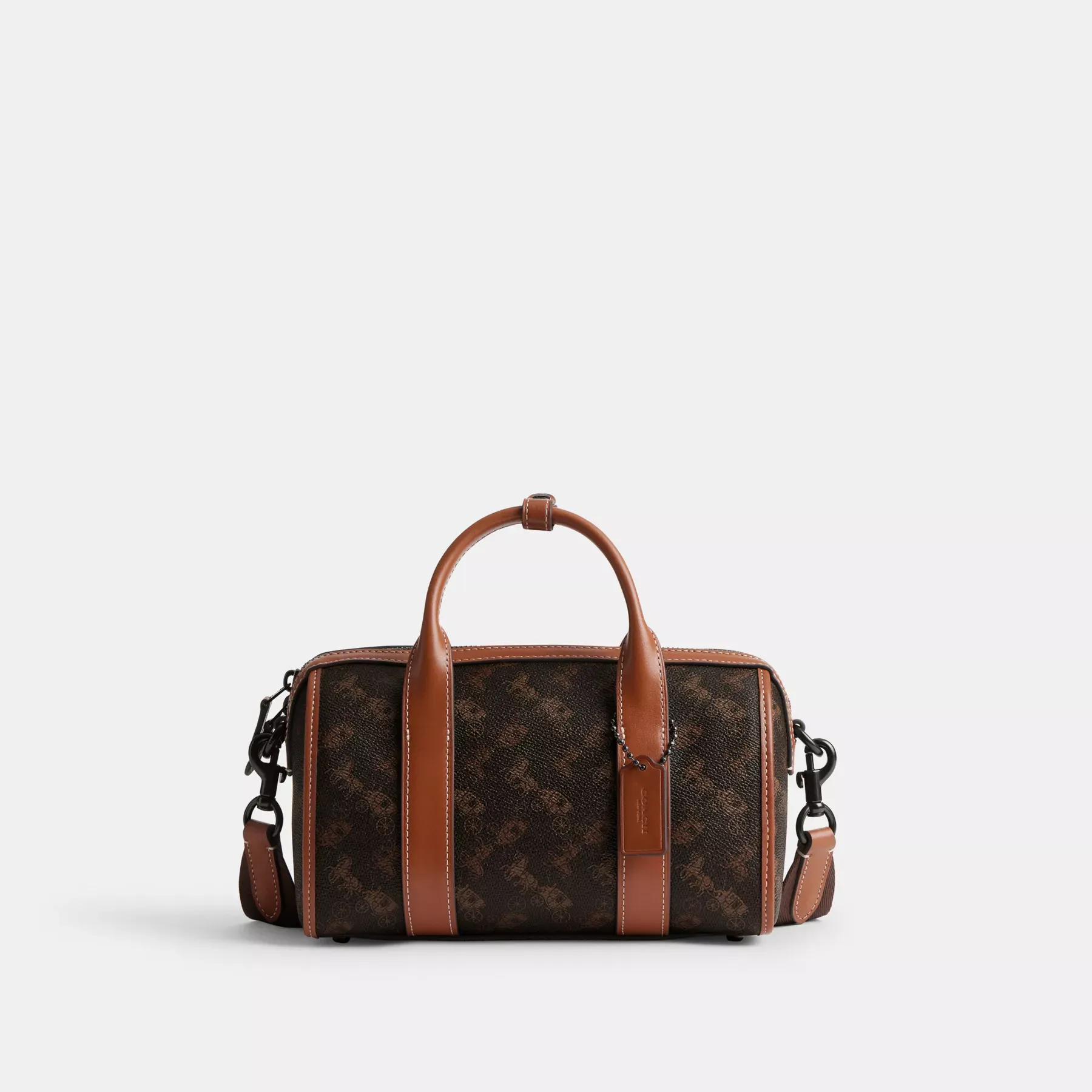 Gotham Duffle Bag 24 With Horse And Carriage Print Gotham Duffle Bag 24 With Horse And Carriage Print