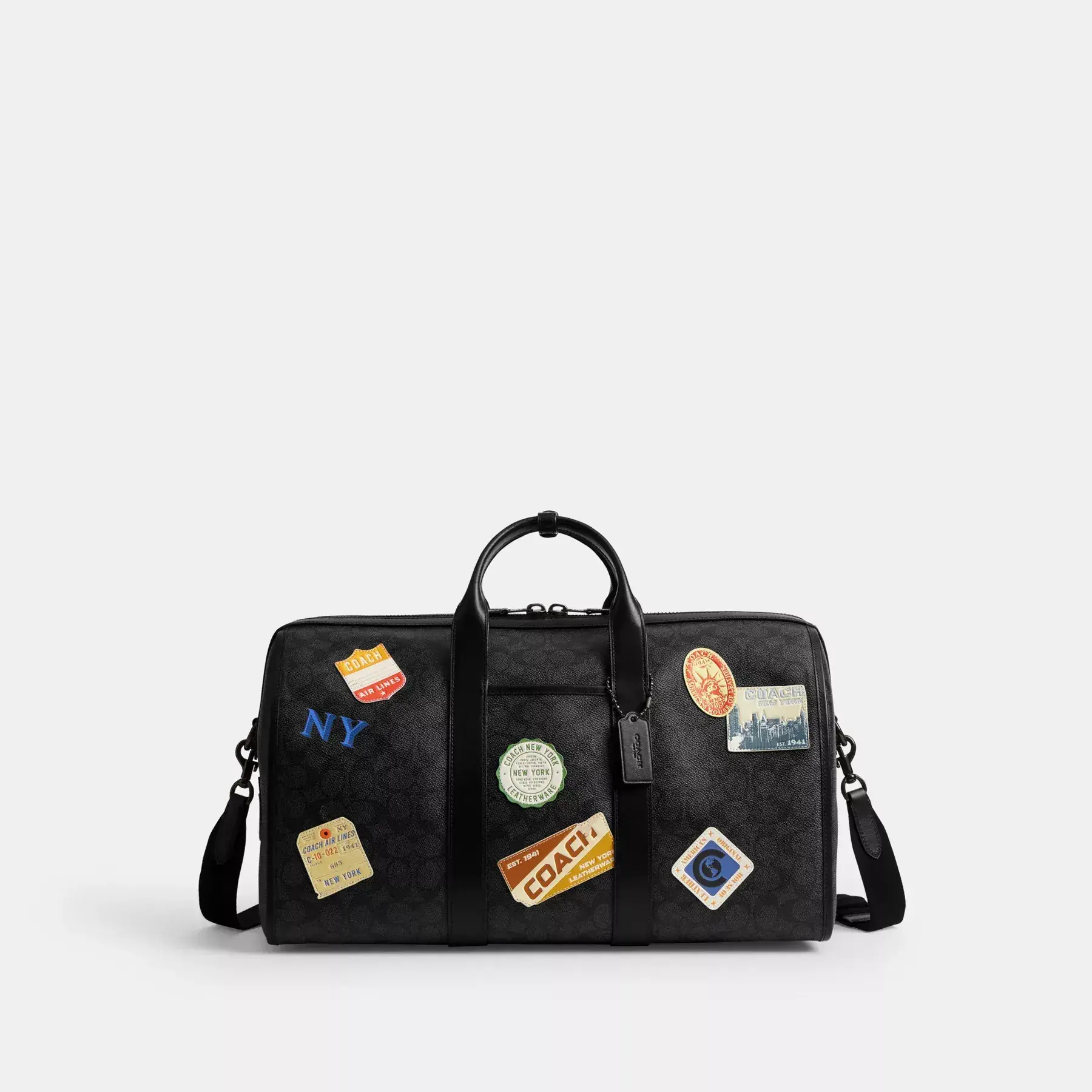 Gotham Duffle Bag 45 In Signature Canvas With Patches Gotham Duffle Bag 45 In Signature Canvas With Patches