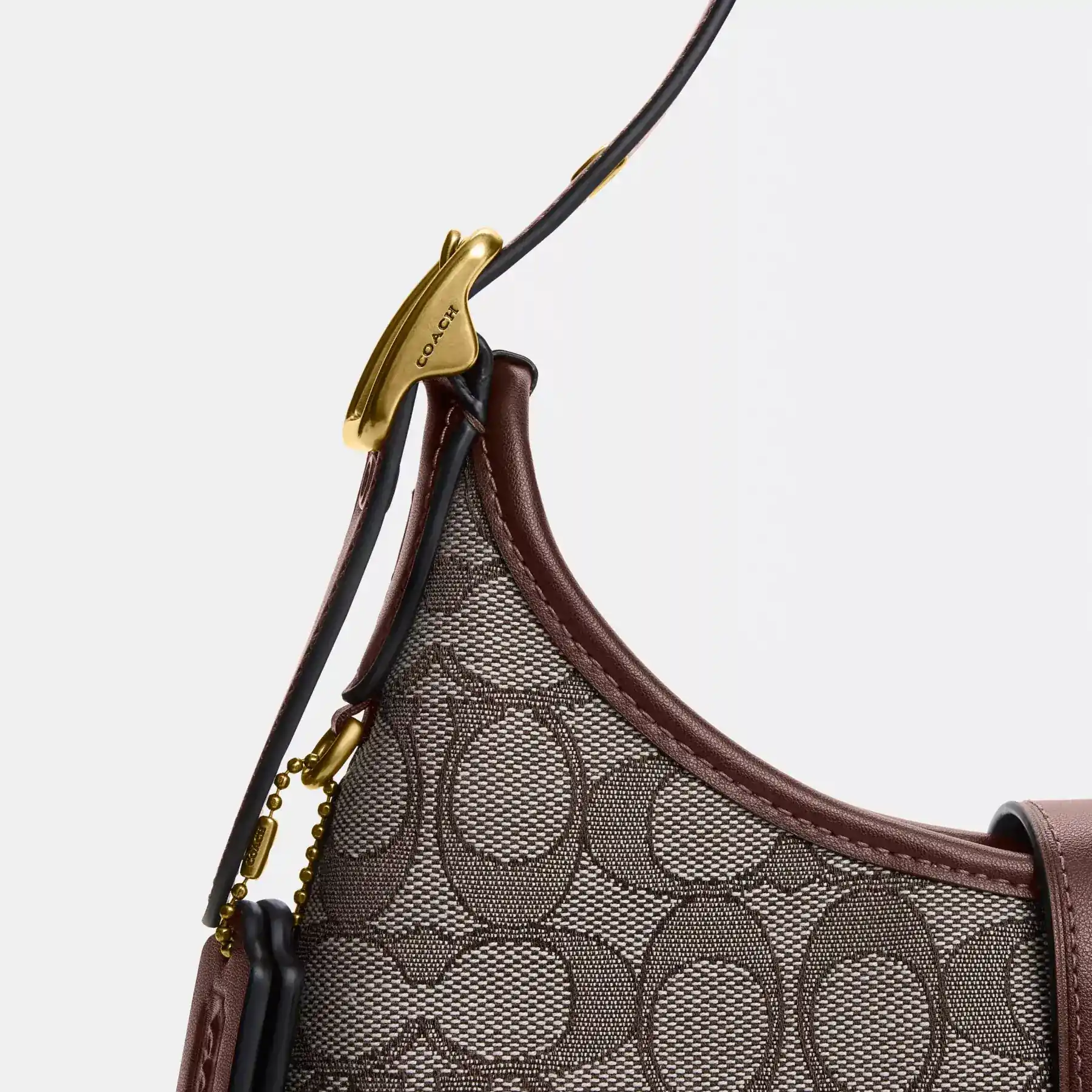 Hamptons Hobo Bag In Signature Jacquard Hamptons Hobo Bag In Signature Jacquard