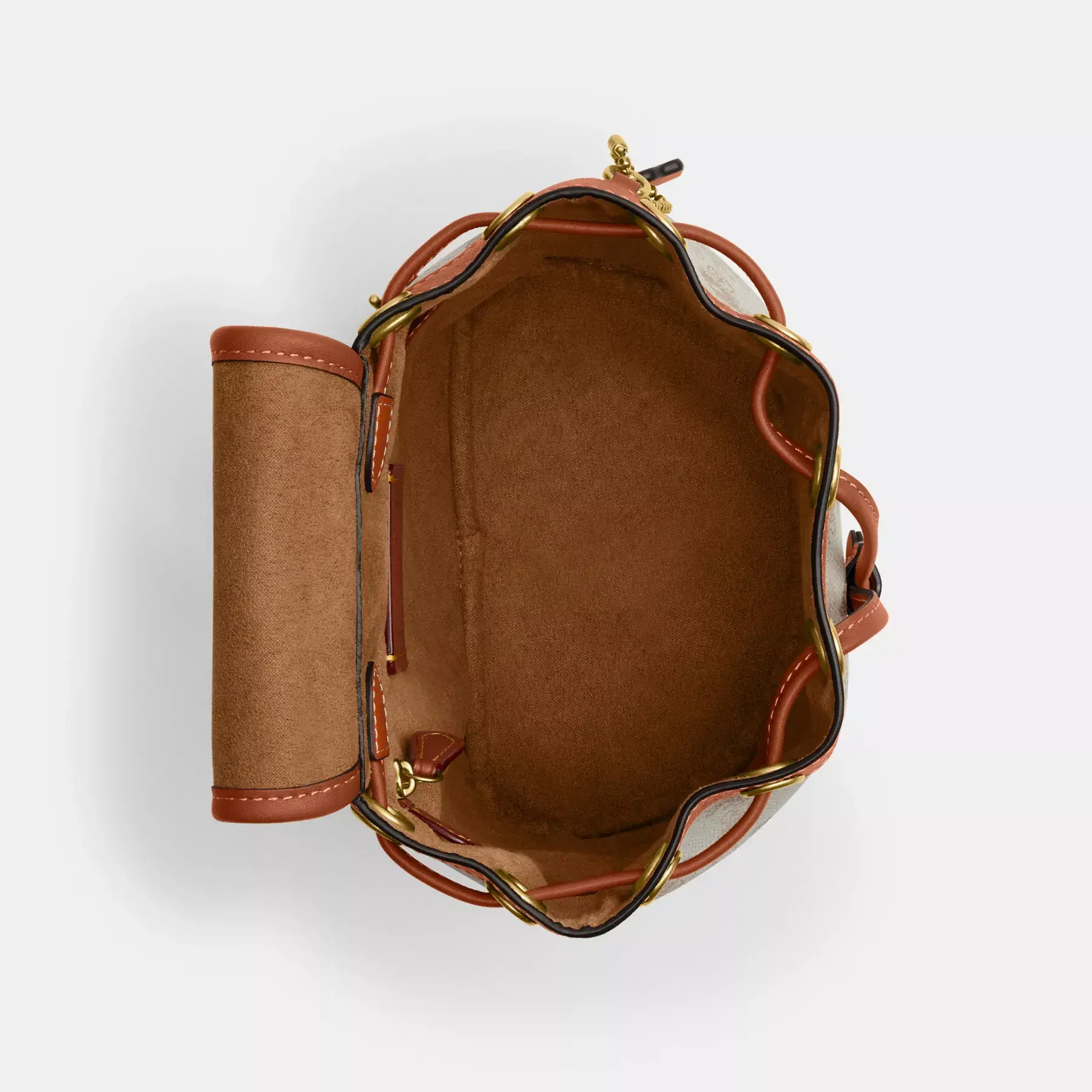 Harper Backpack With Horse And Carriage Print Harper Backpack With Horse And Carriage Print