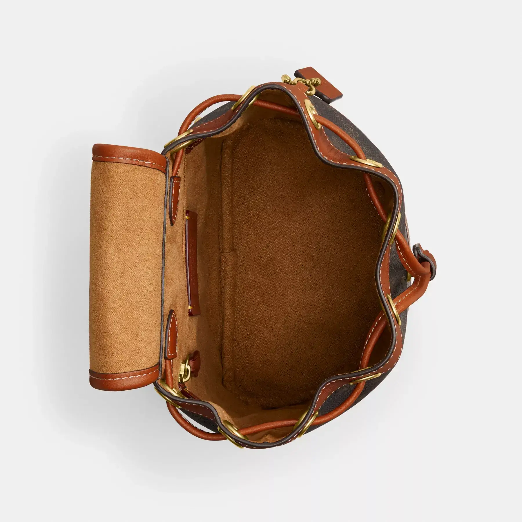 Harper Backpack With Horse And Carriage Print Harper Backpack With Horse And Carriage Print