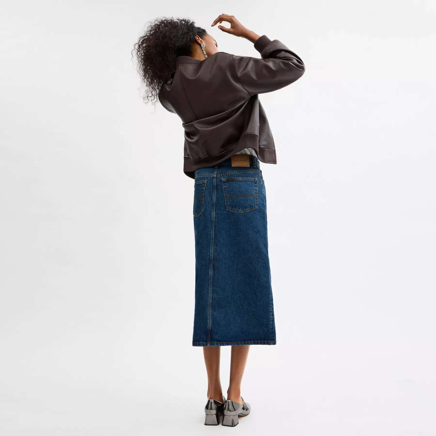 Heritage C Denim Maxi Skirt Heritage C Denim Maxi Skirt