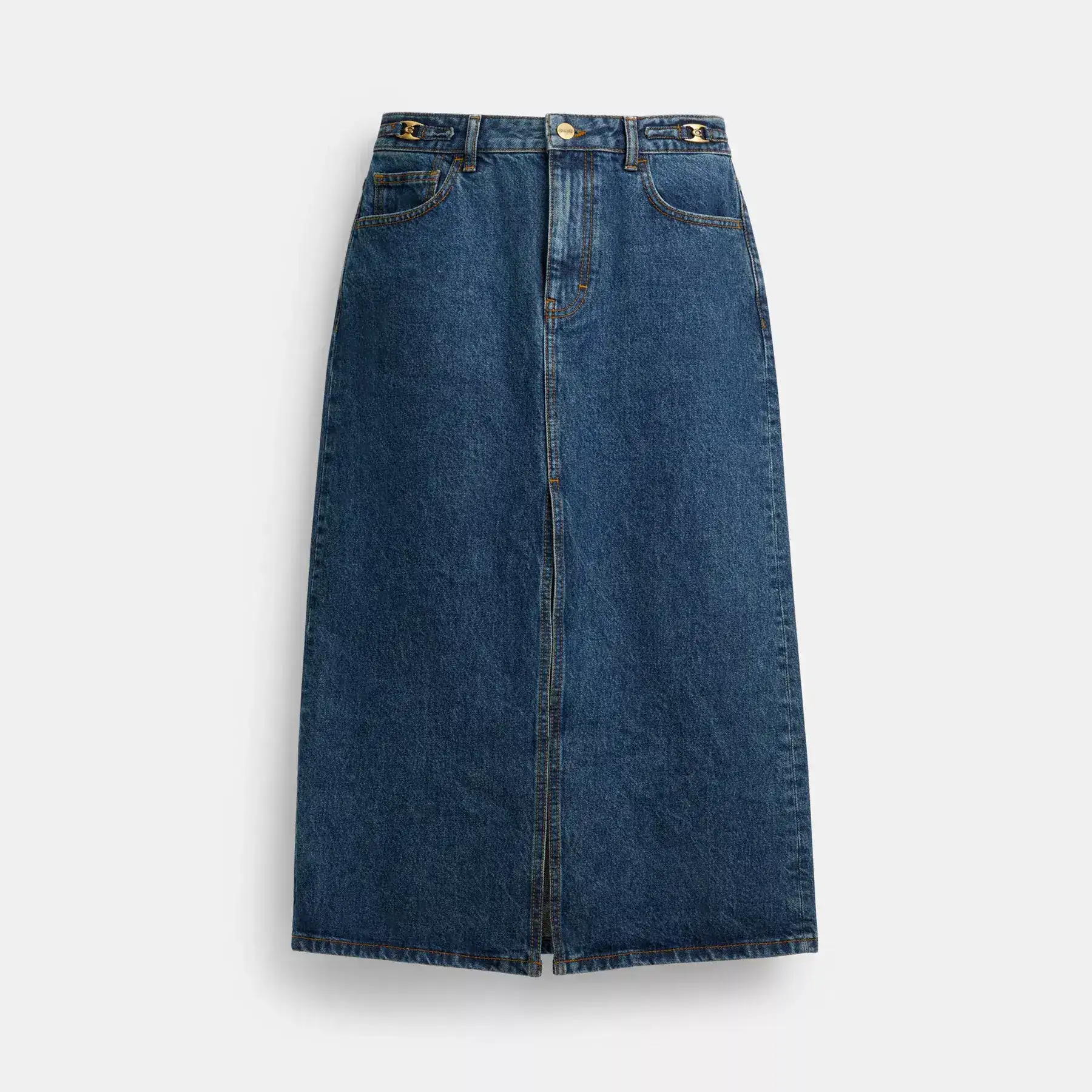 Heritage C Denim Maxi Skirt Heritage C Denim Maxi Skirt