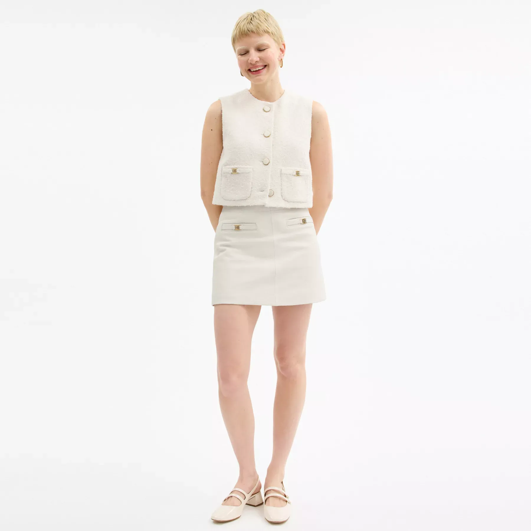 Heritage C Leather Skirt Heritage C Leather Skirt