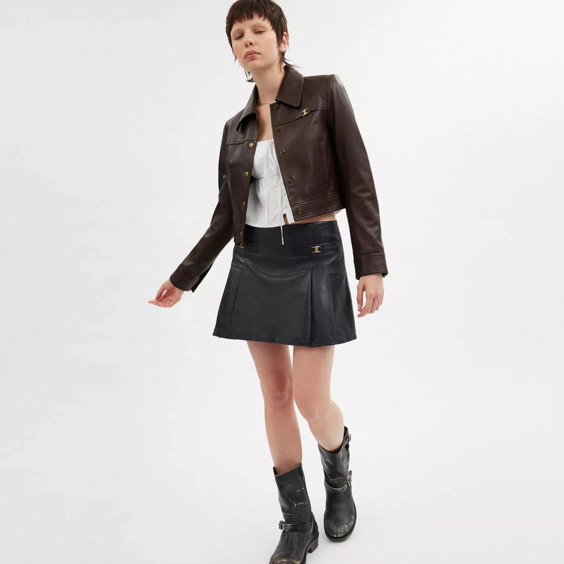 Heritage C Snap Front Shrunken Jacket