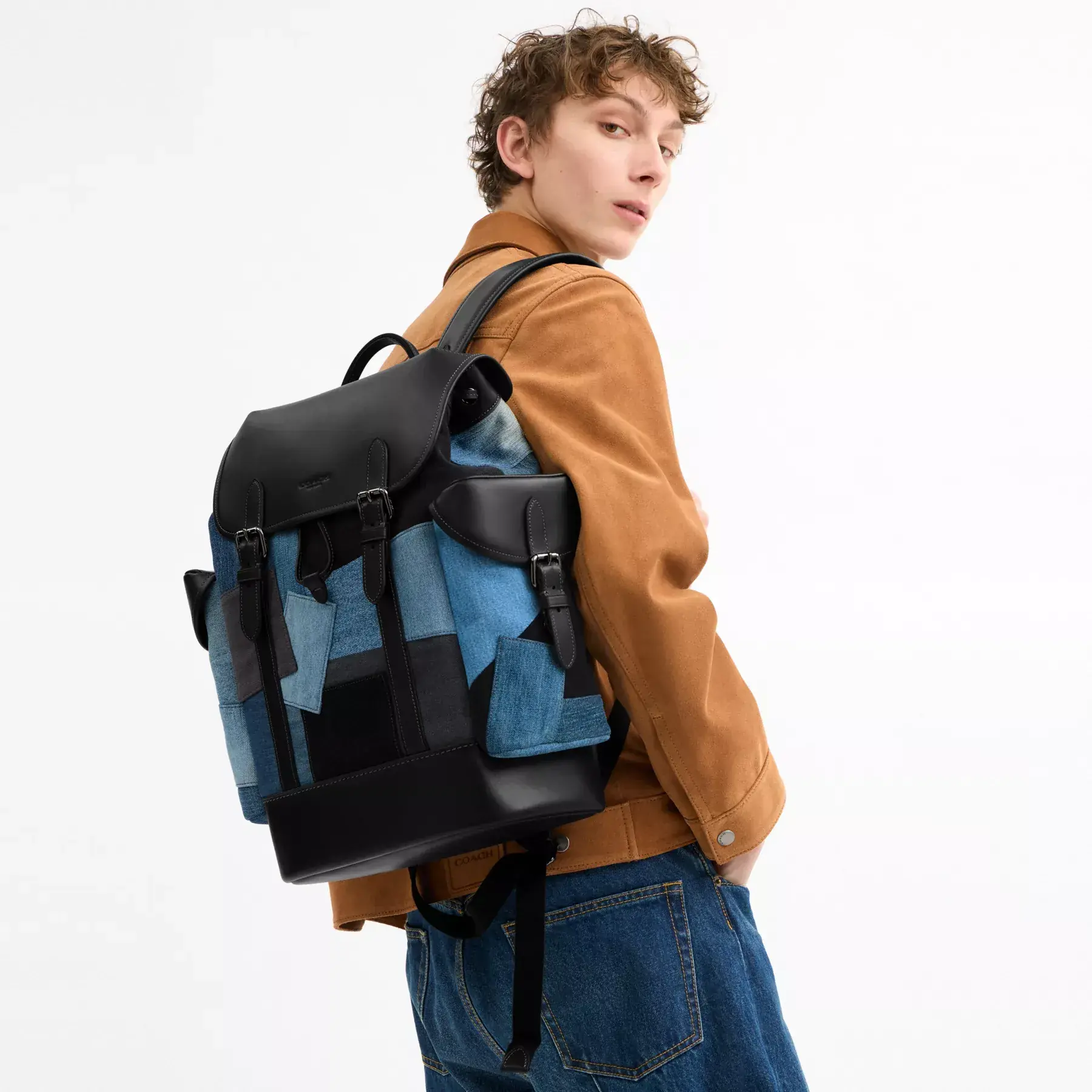 Hitch Backpack With Patchwork Hitch Backpack With Patchwork