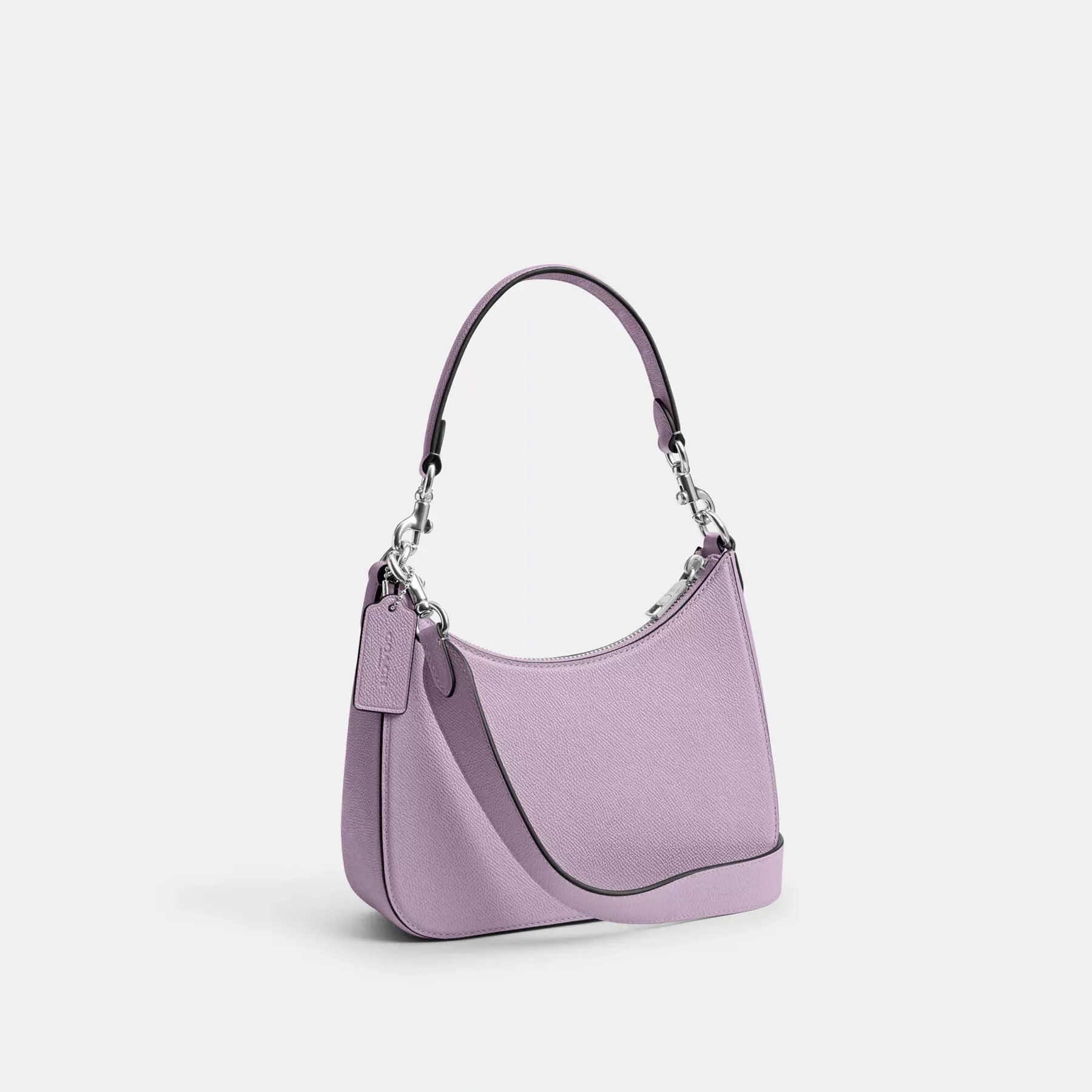 Hobo Crossbody Bag With Signature Canvas Hobo Crossbody Bag With Signature Canvas