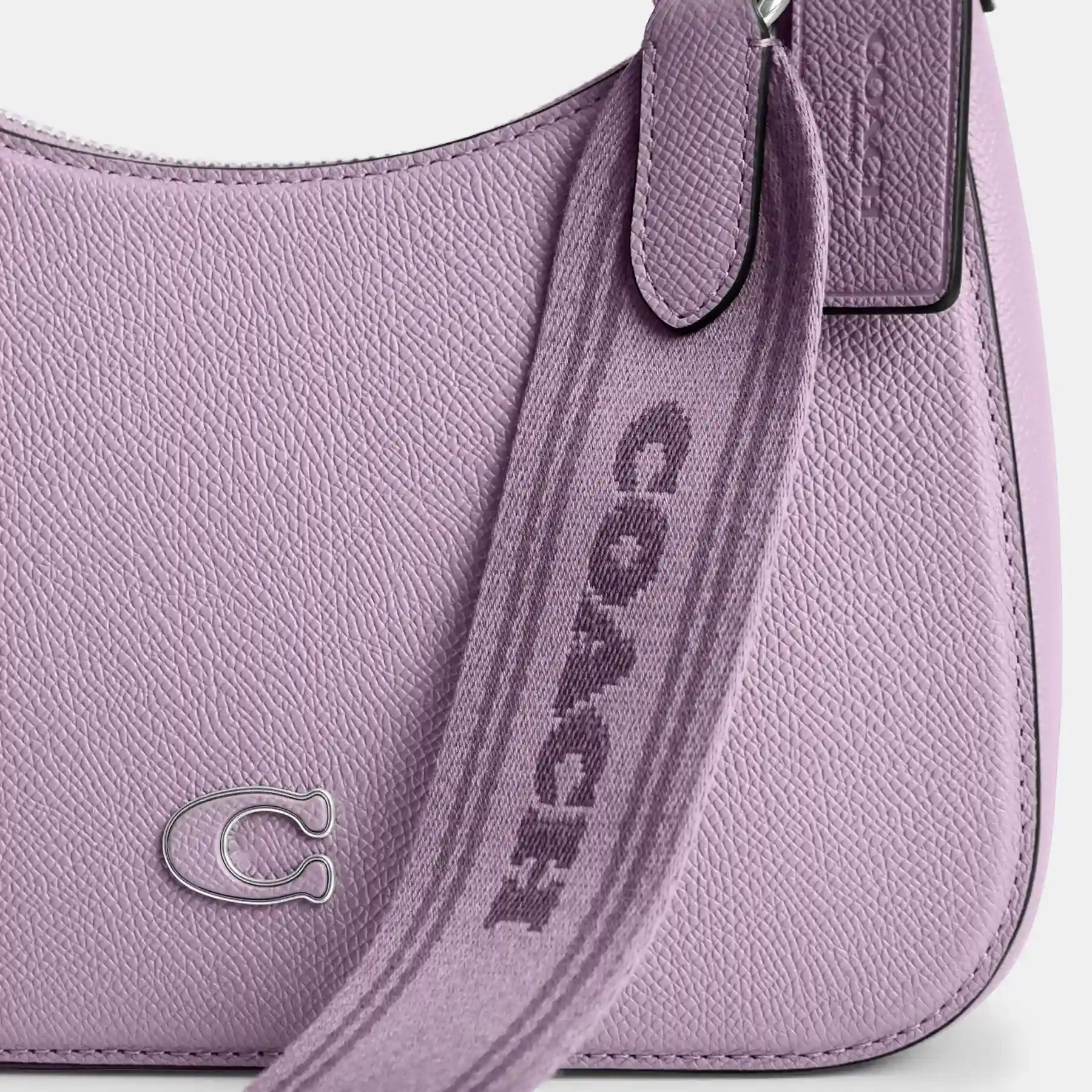 Hobo Crossbody Bag With Signature Canvas Hobo Crossbody Bag With Signature Canvas