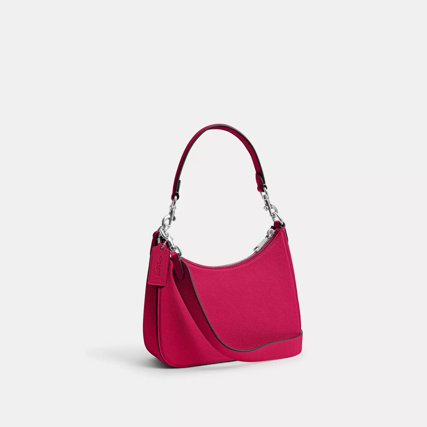 Hobo Crossbody Bag With Signature Canvas Hobo Crossbody Bag With Signature Canvas