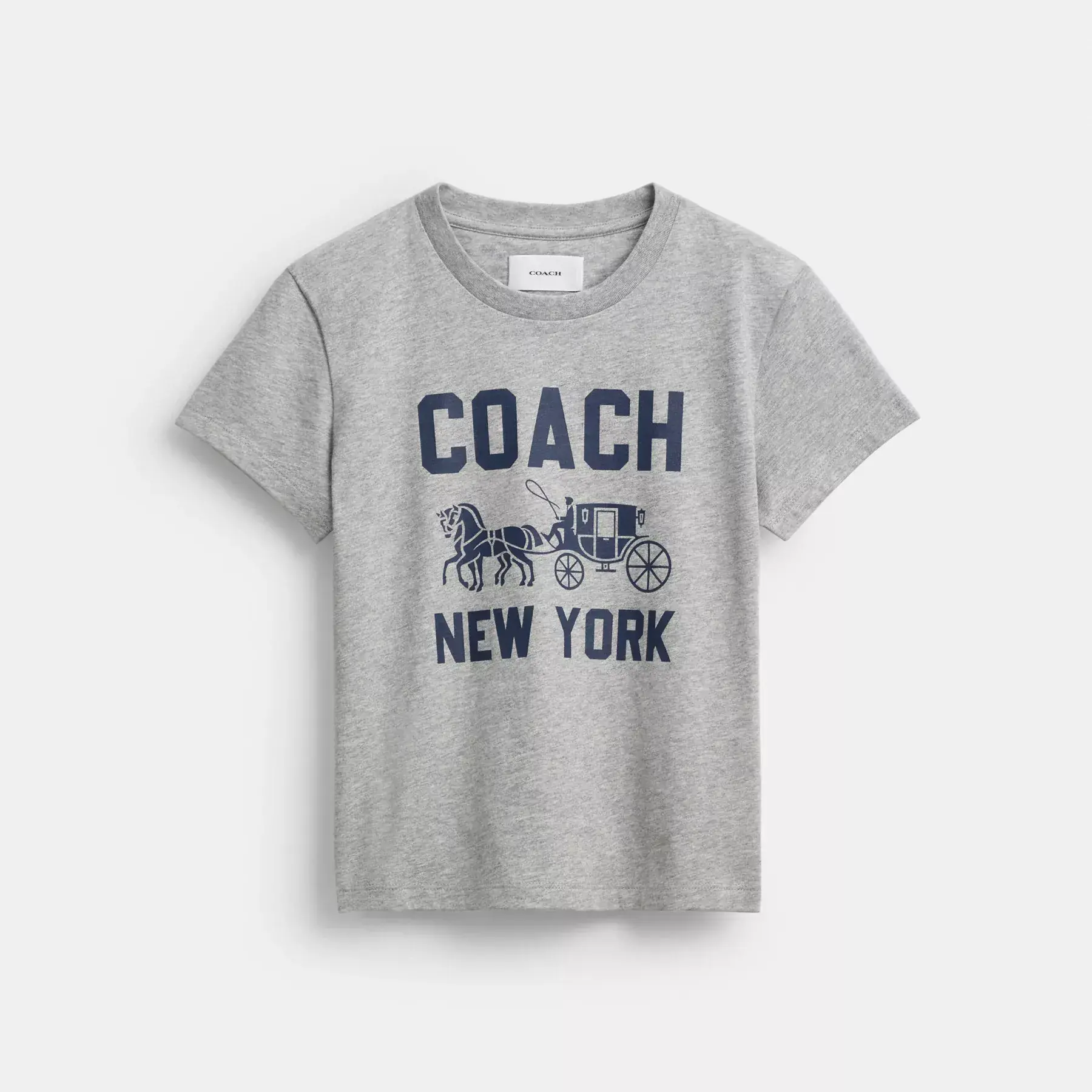 Horse And Carriage T-Shirt In Organic Cotton Horse And Carriage T-Shirt In Organic Cotton