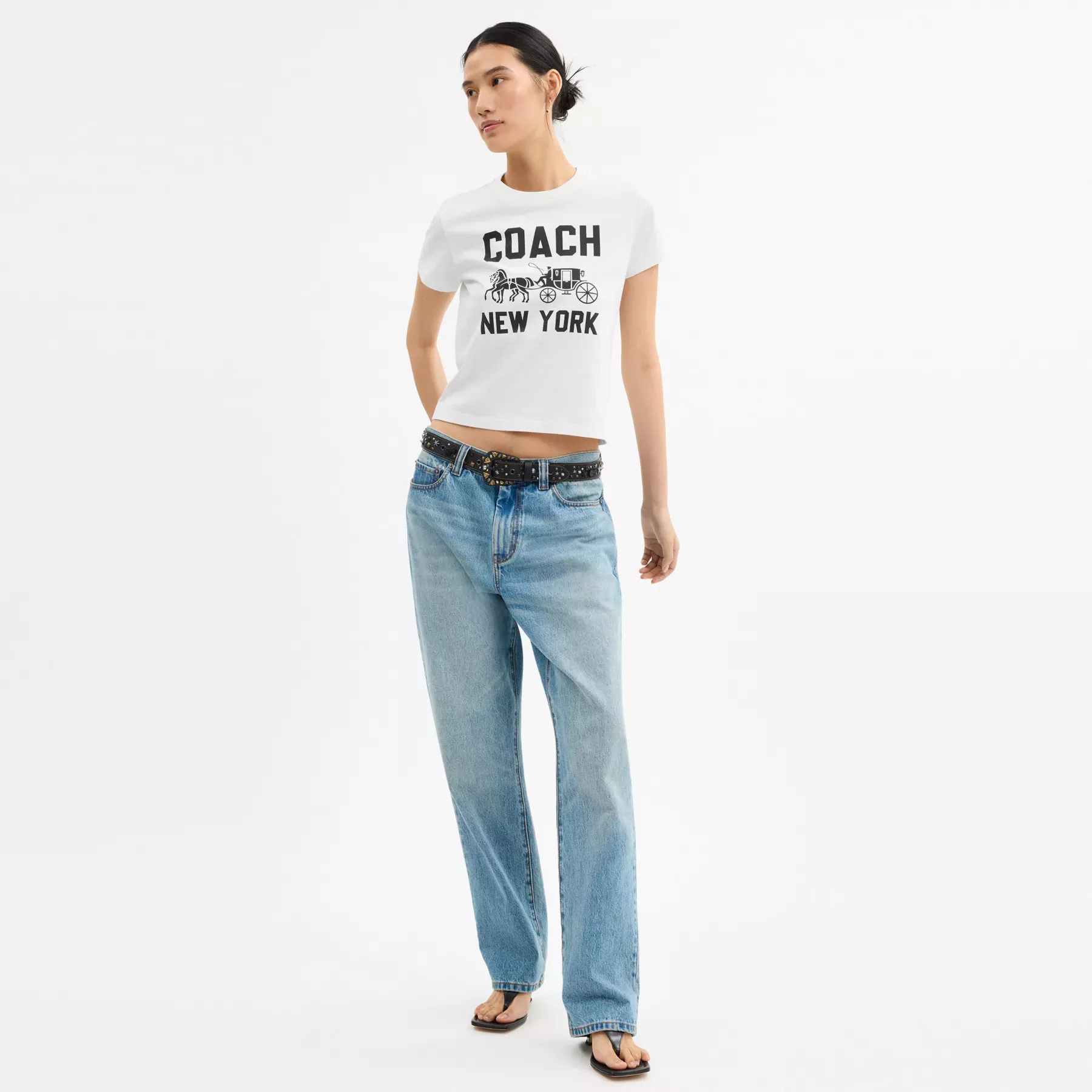 Horse And Carriage T-Shirt In Organic Cotton Horse And Carriage T-Shirt In Organic Cotton