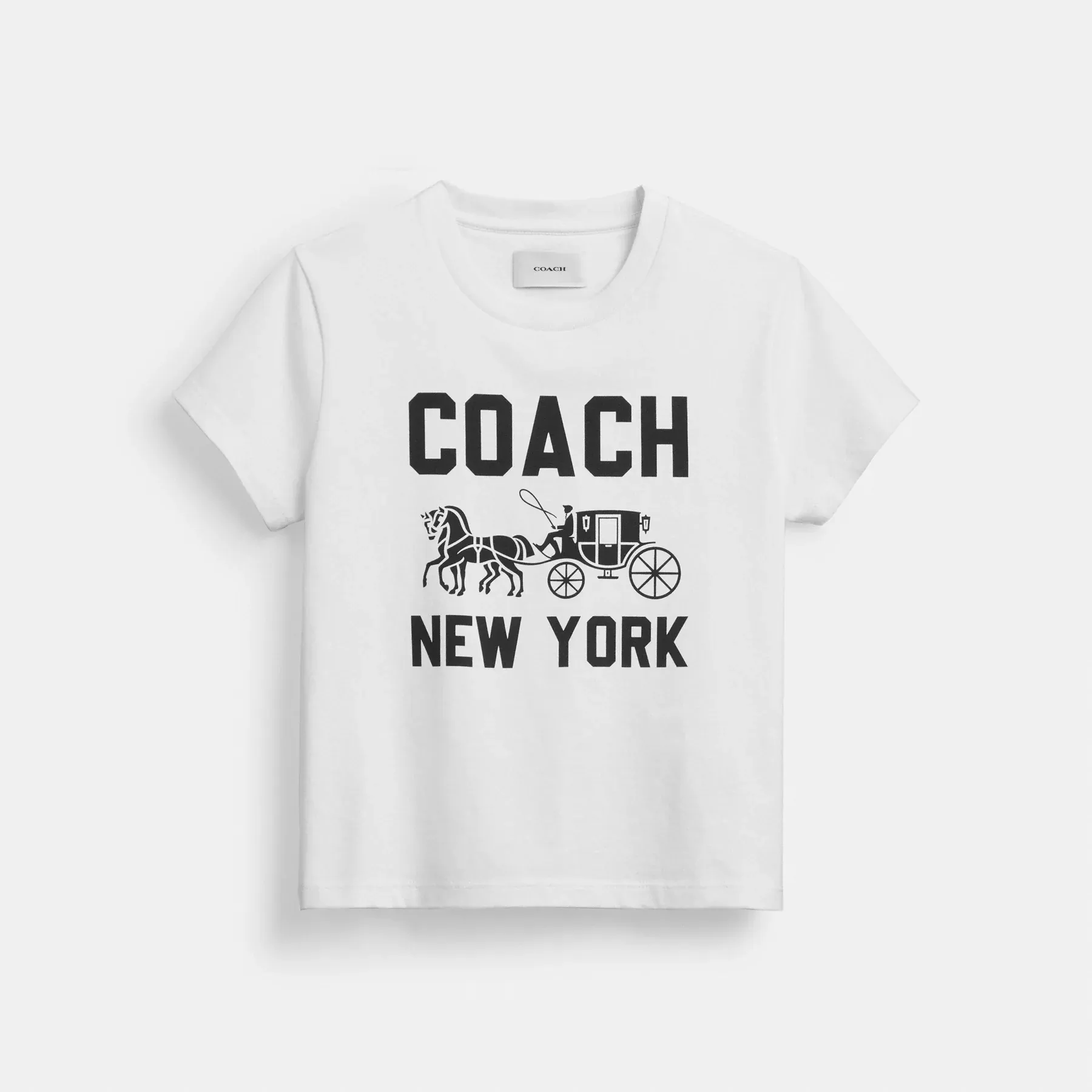 Horse And Carriage T-Shirt In Organic Cotton Horse And Carriage T-Shirt In Organic Cotton