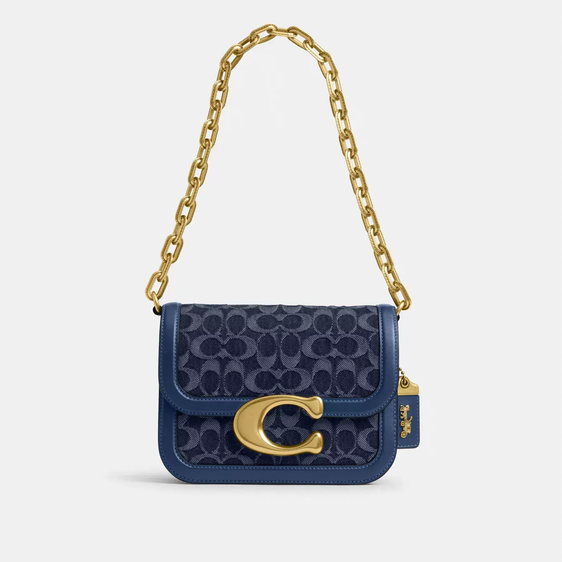 Idol Bag In Signature Denim Idol Bag In Signature Denim